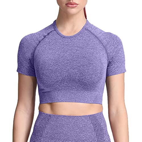 B Indigo Marl (Crop Tops)