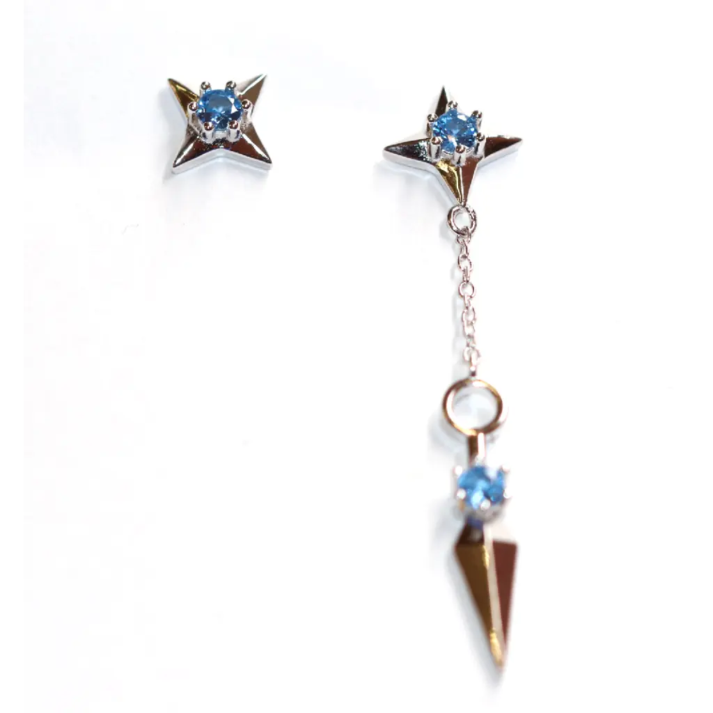 Lightning Blade Earrings for Women - Hypoallergenic Stainless Steel Dangle Earrings - Perfect for Parties, Weddings & Everyday Wear
