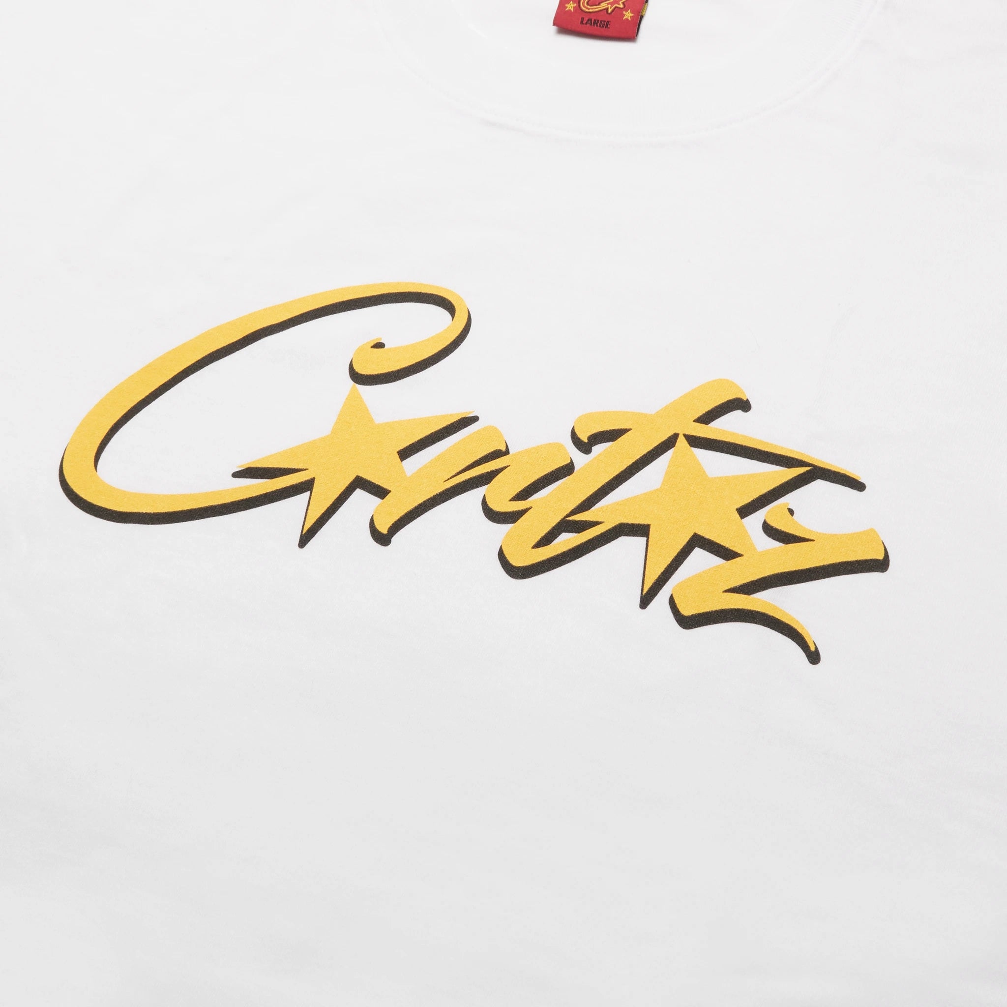 Corteiz Allstarz White T-Shirt - Men's Casual Short Sleeve Cotton Tee for Streetwear & Everyday Outfits