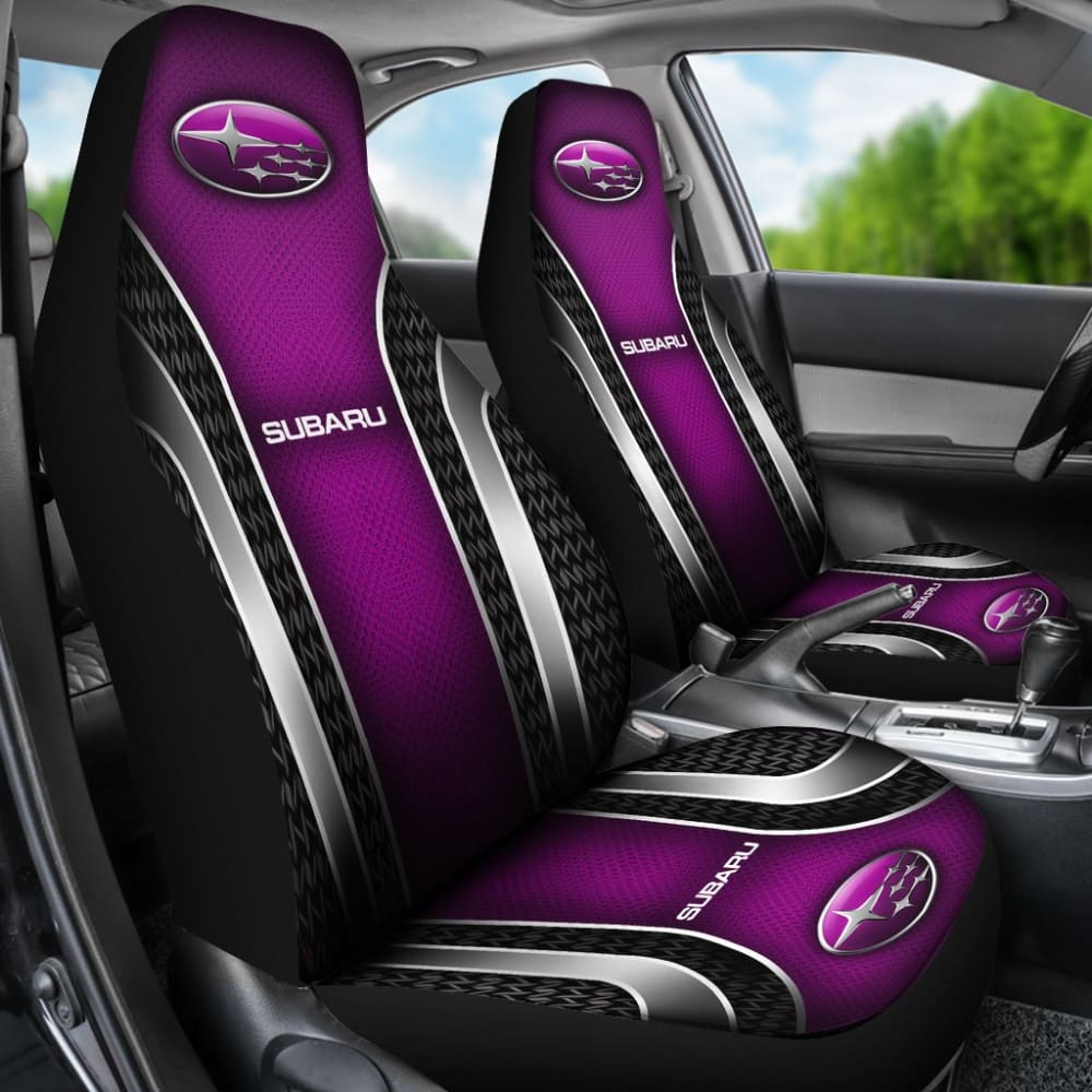 Premium 2-Piece Front Subaru Seat Covers - Soft Pink (Part# 144627) | Universal Fit for Most Subaru Models | Perfect for Car Protection, Custom Style & Comfort Driving