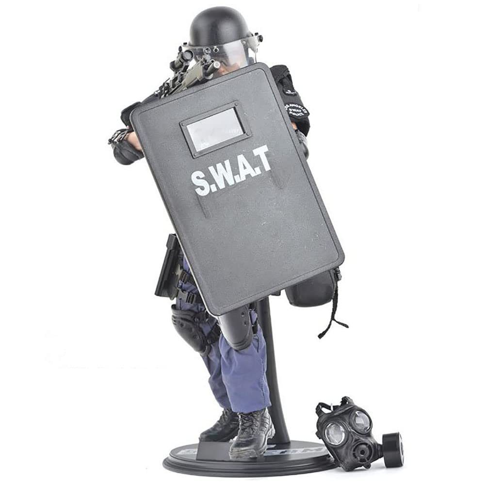 12 Inch SWAT Soldier Action Figure Set with Accessories - Military Collectible Toy for Boys & Adults - Perfect for Display, Gifting, and Role-Playing Scenes