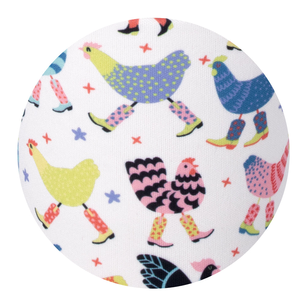 Funky Chicken Small Iced Cup Coolie - Insulated Beverage Holder for Cold Drinks, Perfect for Summer Parties, BBQs, and Beach Outings
