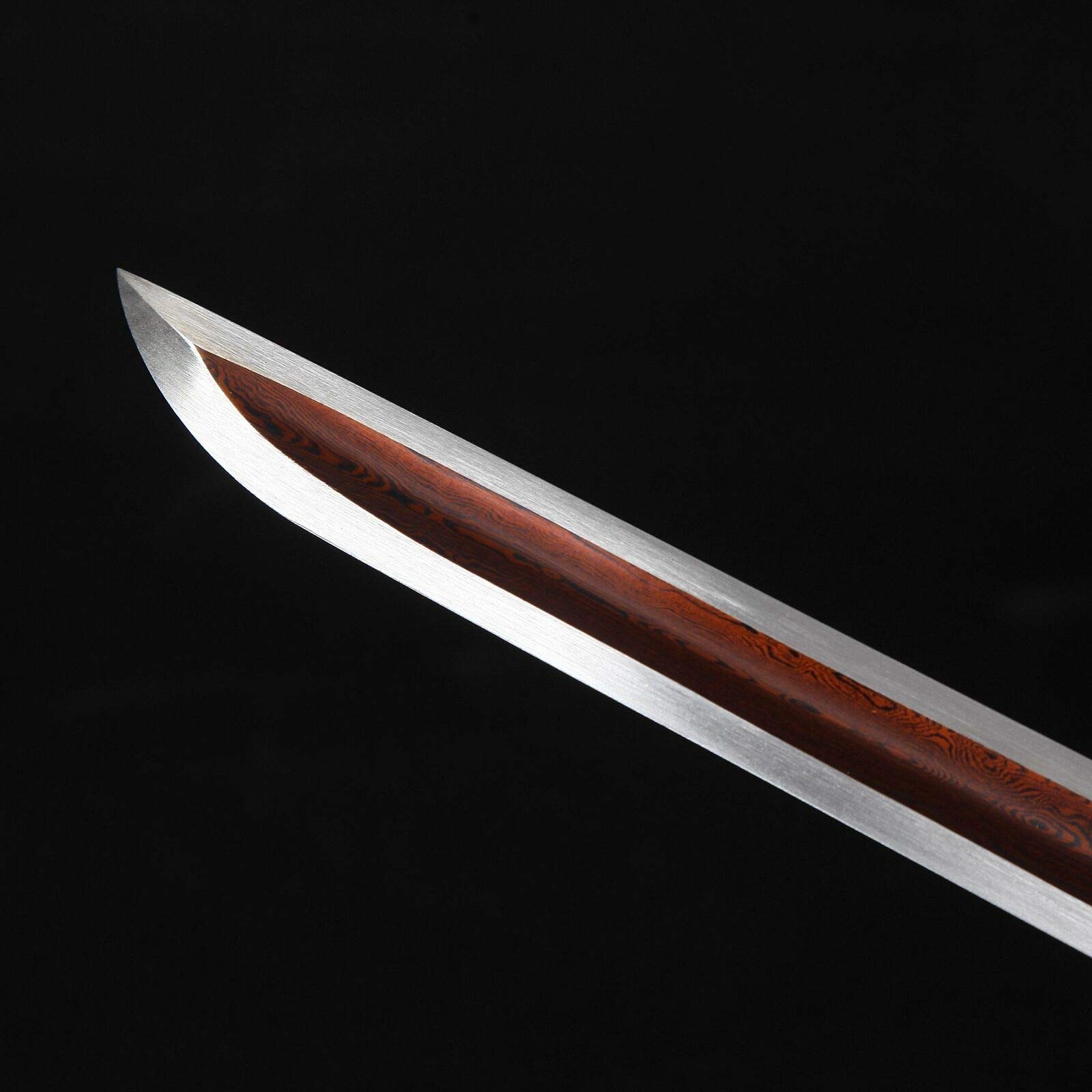 Handmade Japanese Ninjato Sword - Double-Edged Gold Blade, Authentic Ninja & Samurai Sword for Cosplay, Martial Arts & Collectors