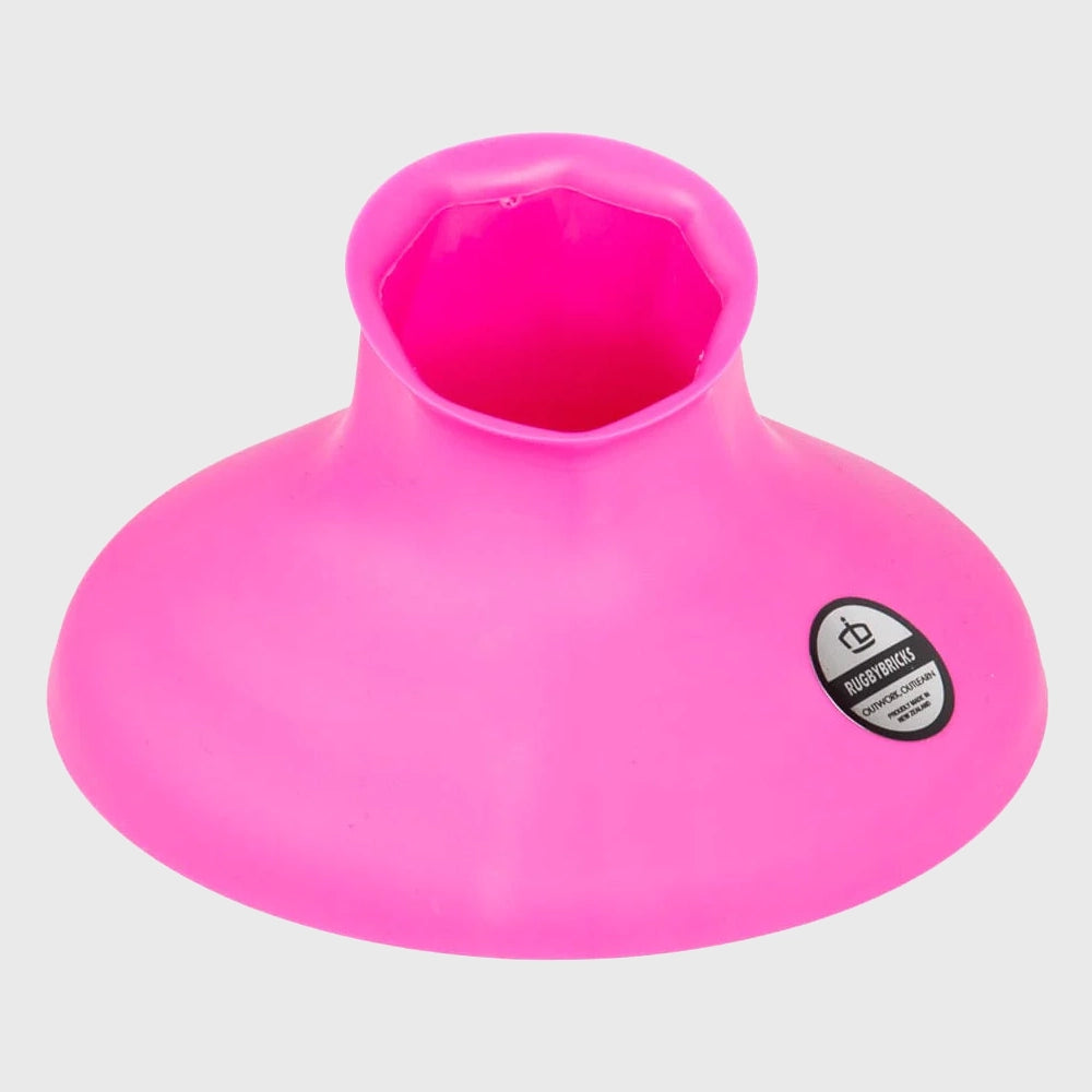 Vortex Low Kicking Tee for Rugby Training - Adjustable Football Kicking Stand in Pink | Perfect for Practice, Games & Youth Football Drills