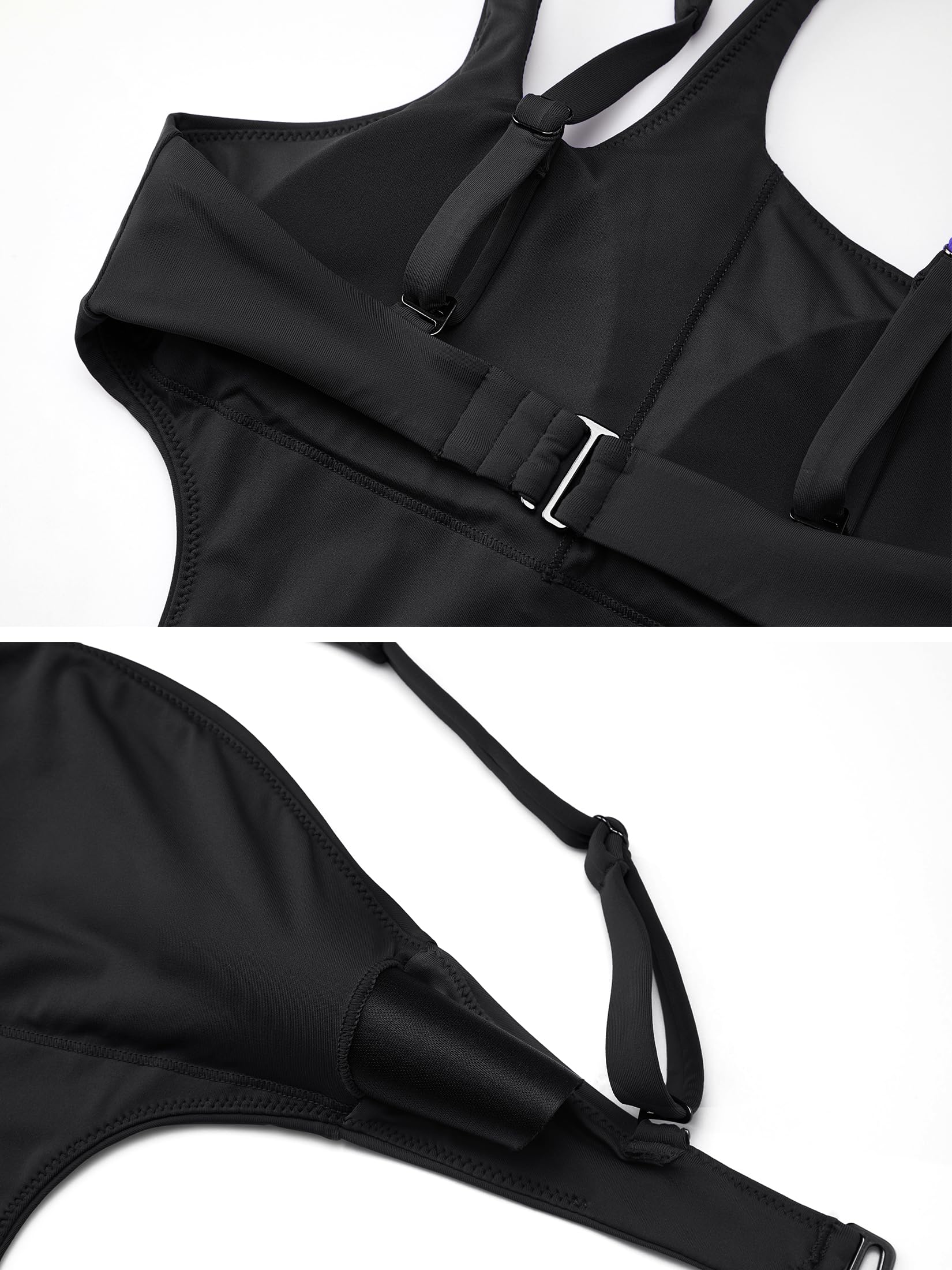 DOBREVA Women's One Shoulder Sexy Cut Out Monokini Swimsuit - One Piece Bathing Suit for Beach, Pool Party & Summer Vacation