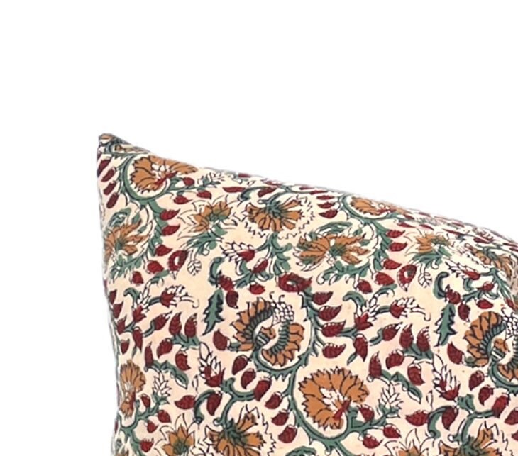 Madera Evergreen Floral Pillow Cover - Bohemian Home Decor for Living Room, Bedroom & Sofa - Premium Designer Throw Pillow Case