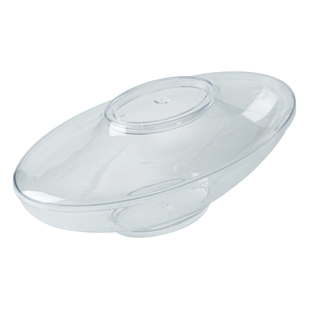 6 oz Clear Plastic Deli Containers with Lids - 100 Pack, Stackable Food Storage Containers (5.5
