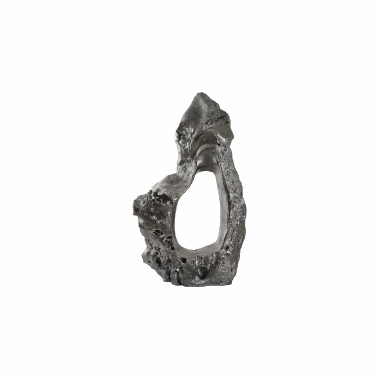 Large Cast Stone Ovoid Sculpture - Handmade Garden Statue, Modern Home Decor for Outdoor & Indoor - Perfect for Patio, Yard, and Living Room