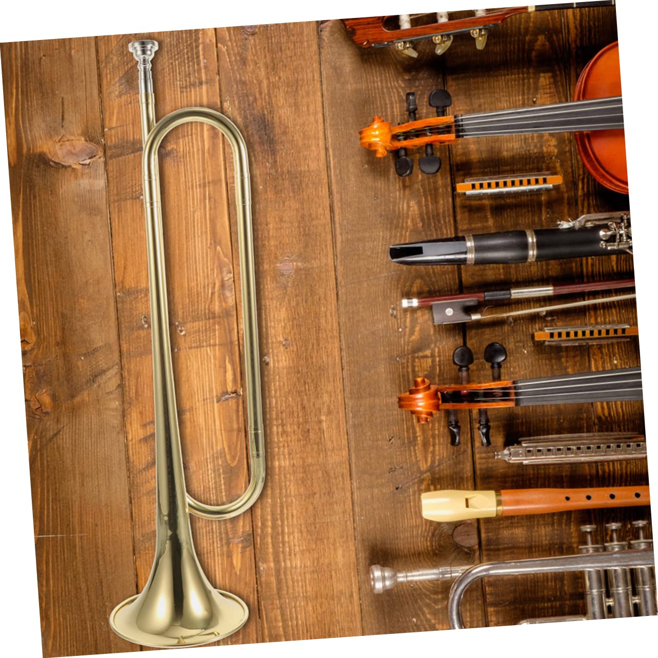 Professional Bb Trumpet for Kids & Beginners - Brass B-Flat Trumpet with Mute for Boys & Girls | Perfect for School Band, Music Lessons & Beginner Practice