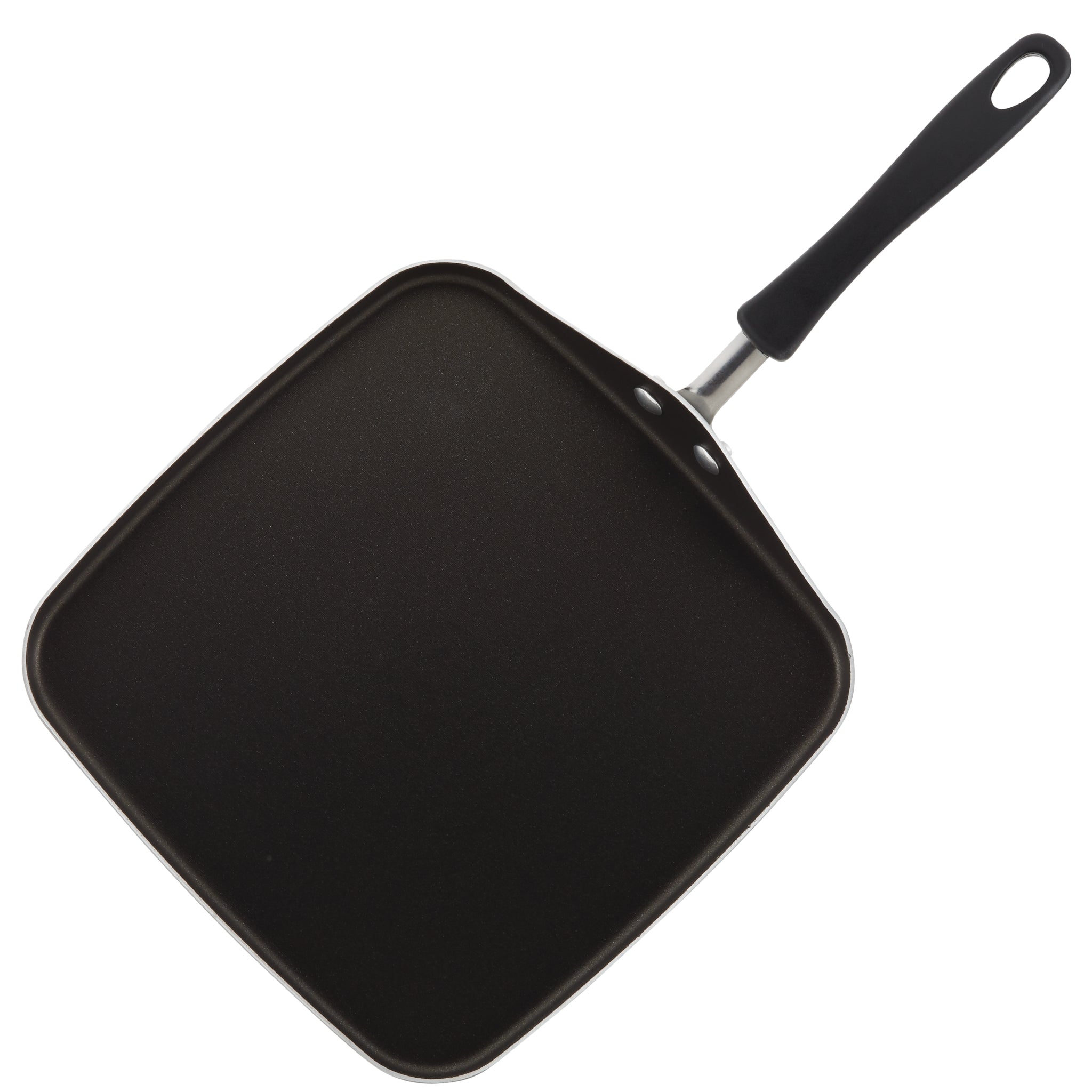 11 Inch Aluminum DiamondMax Nonstick Square Griddle - Perfect for Pancakes, Eggs & Grilled Cheese - Heavy Duty Cookware for Stovetop & Induction Cooking