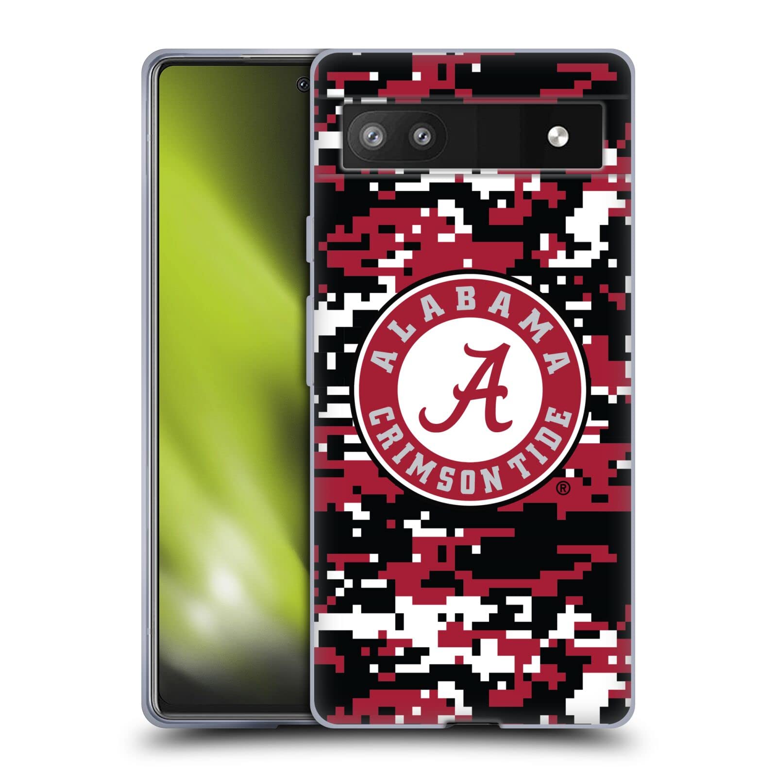 Alabama UA Camo Soft Gel Case for Google Pixel 6a - Durable & Stylish for Daily Use