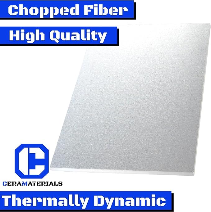 High-Temperature Ceramic Fiber Insulation Board (2300°F) - 2