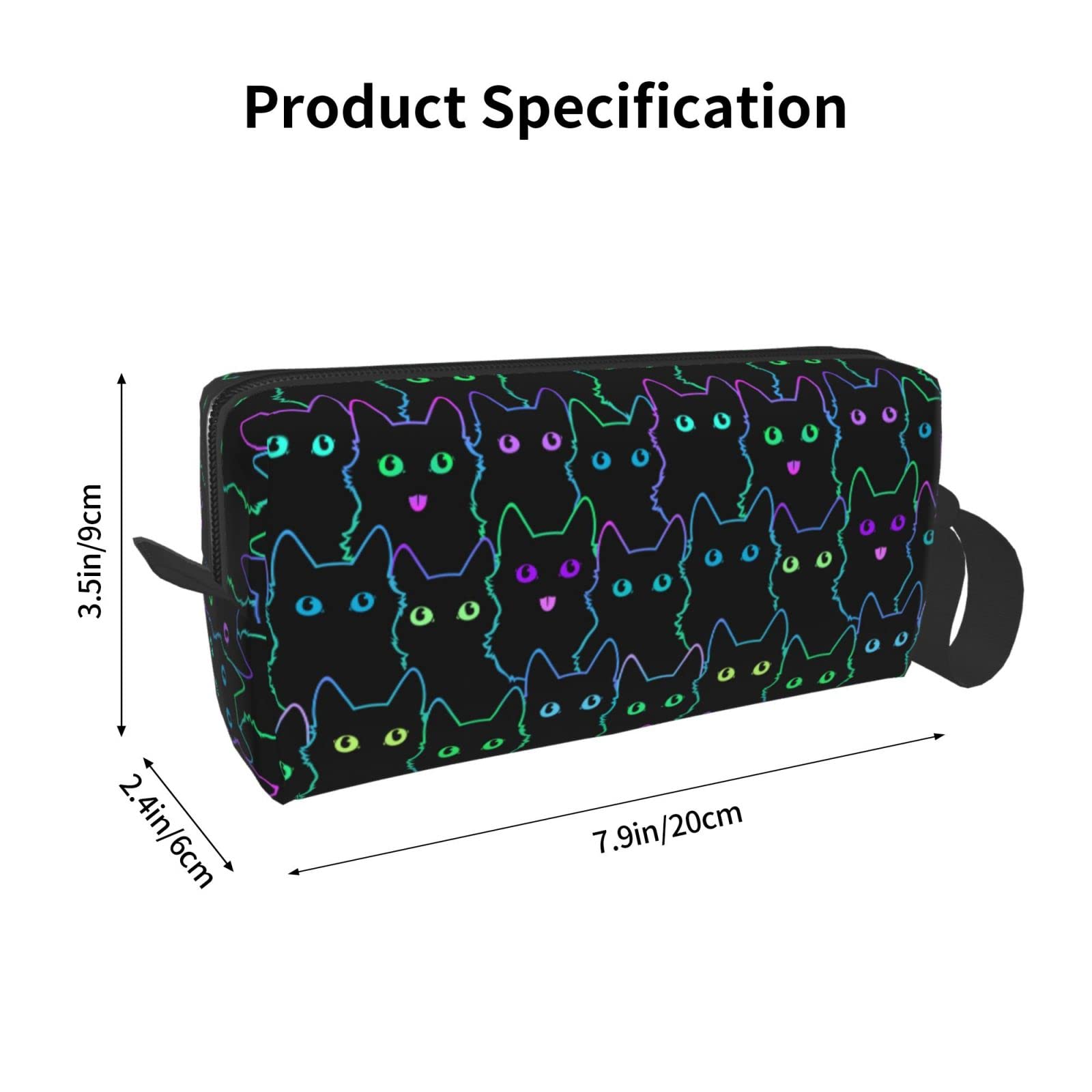 Skull Print Skateboard Makeup Bag for Women & Girls - Portable Travel Cosmetic Organizer with Zipper, Waterproof Toiletry Pouch (Set of 3) - Perfect for Parties, Gym, Beach Trips & Daily Essentials Storage