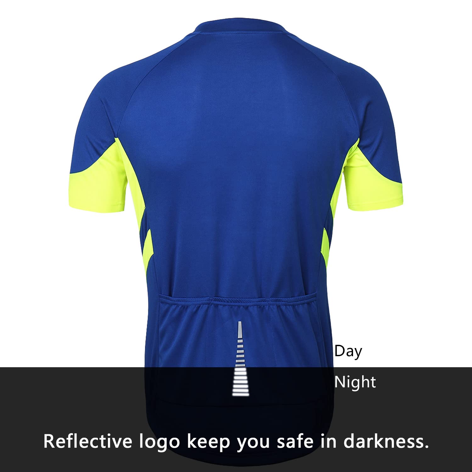 ARSUXEO Men's Cycling Jersey - Breathable Short Sleeve Bike Shirt for Mountain & Road Biking - Moisture Wicking & UV Protection - Perfect for Cycling, Commuting & Outdoor Sports