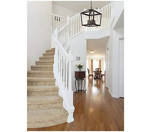 Elk Home Alanna 12-Inch Wide 4-Light Semi Flush Mount Ceiling Light Fixture in Oil Rubbed Bronze - Perfect for Dining Room, Bedroom, or Hallway Lighting