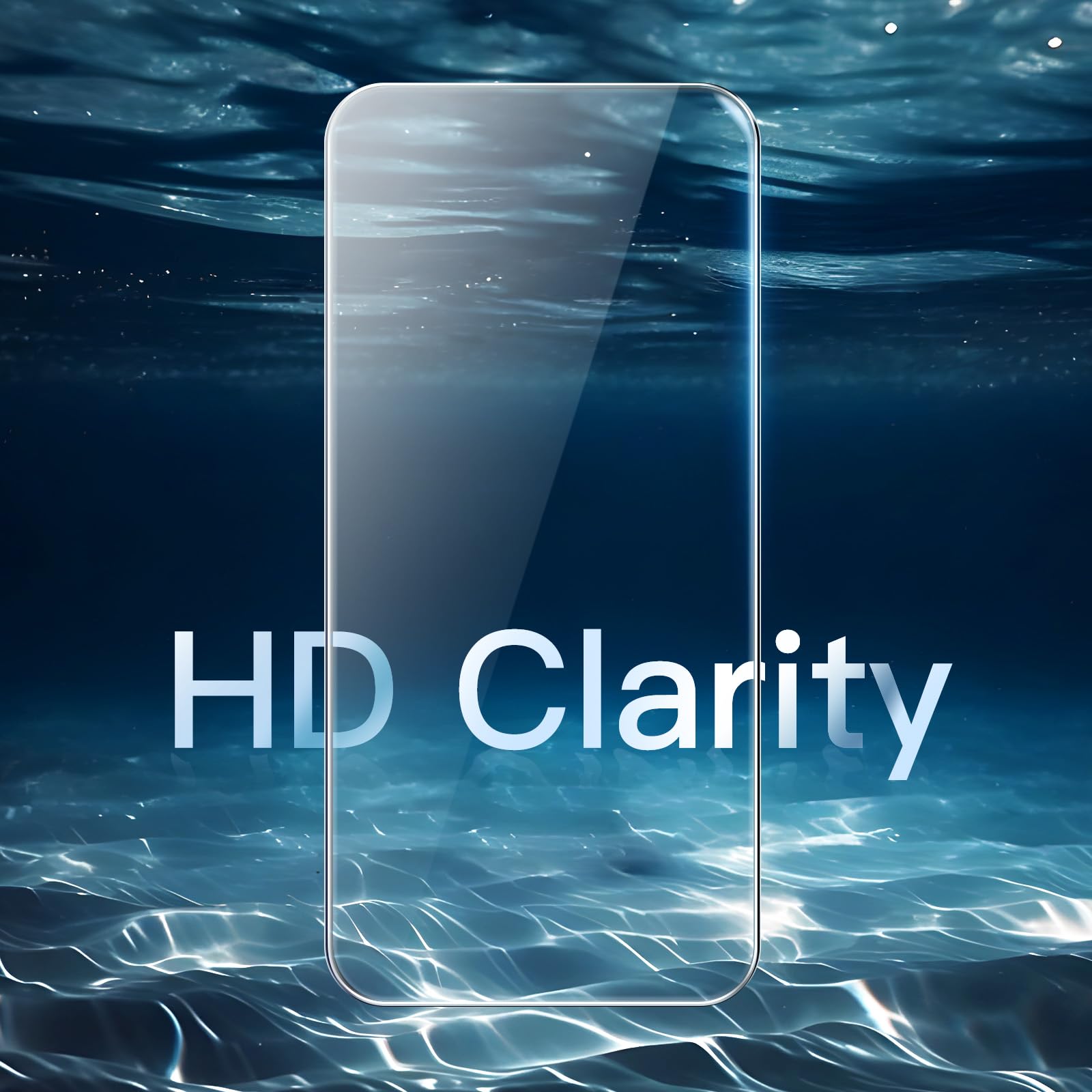 JETech Tempered Glass Screen Protector for iPhone 15 Plus 6.7-Inch - 2 Pack, Bubble-Free, HD Clear, Easy Installation Tool, Case-Friendly - Perfect for Everyday Protection & Gaming