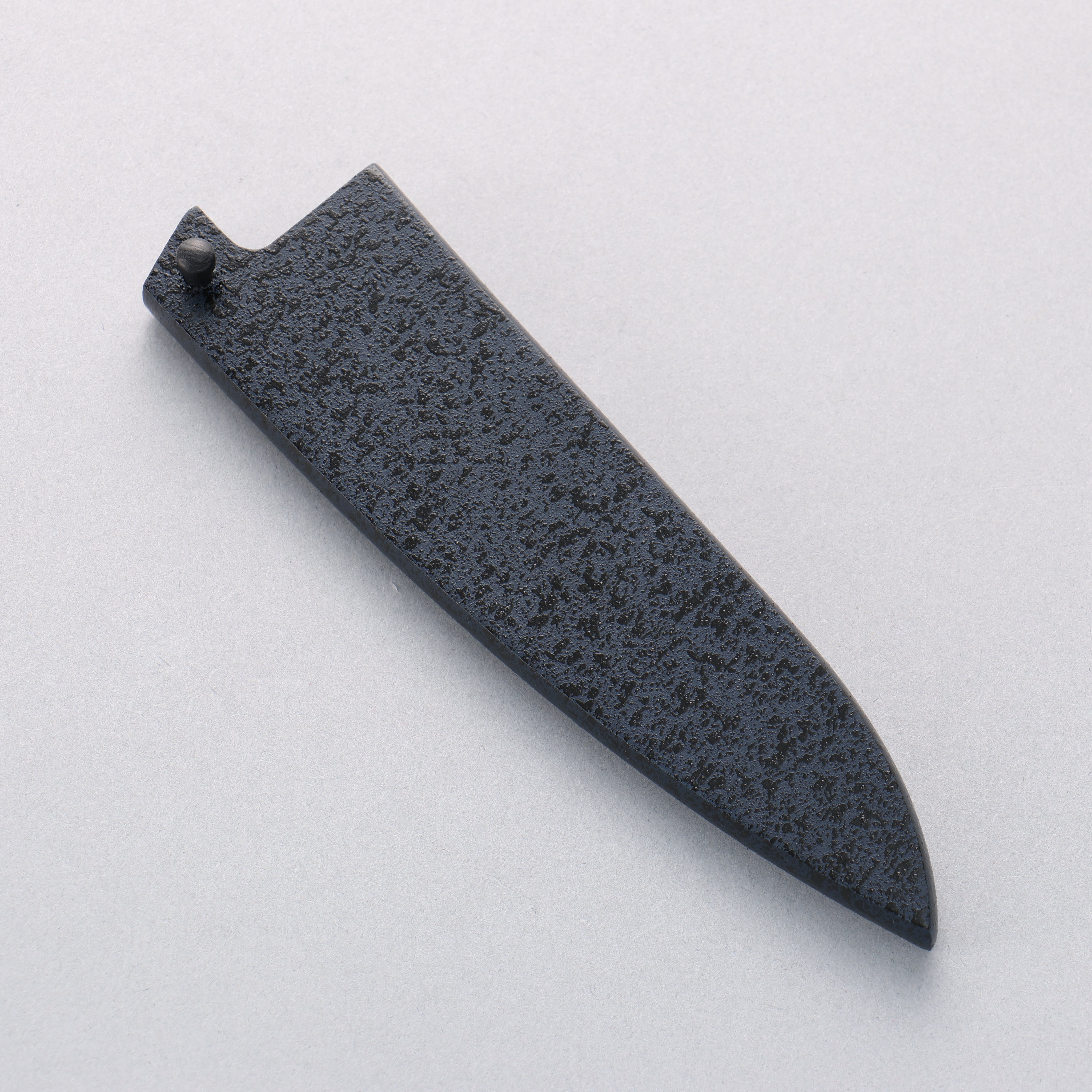 Seisuke Seiten 120mm Molybdenum Petty Utility Knife - Navy Blue Pakka Wood Handle with Sheath - Perfect for Home Cooking, Sushi Preparation & Professional Chef Use