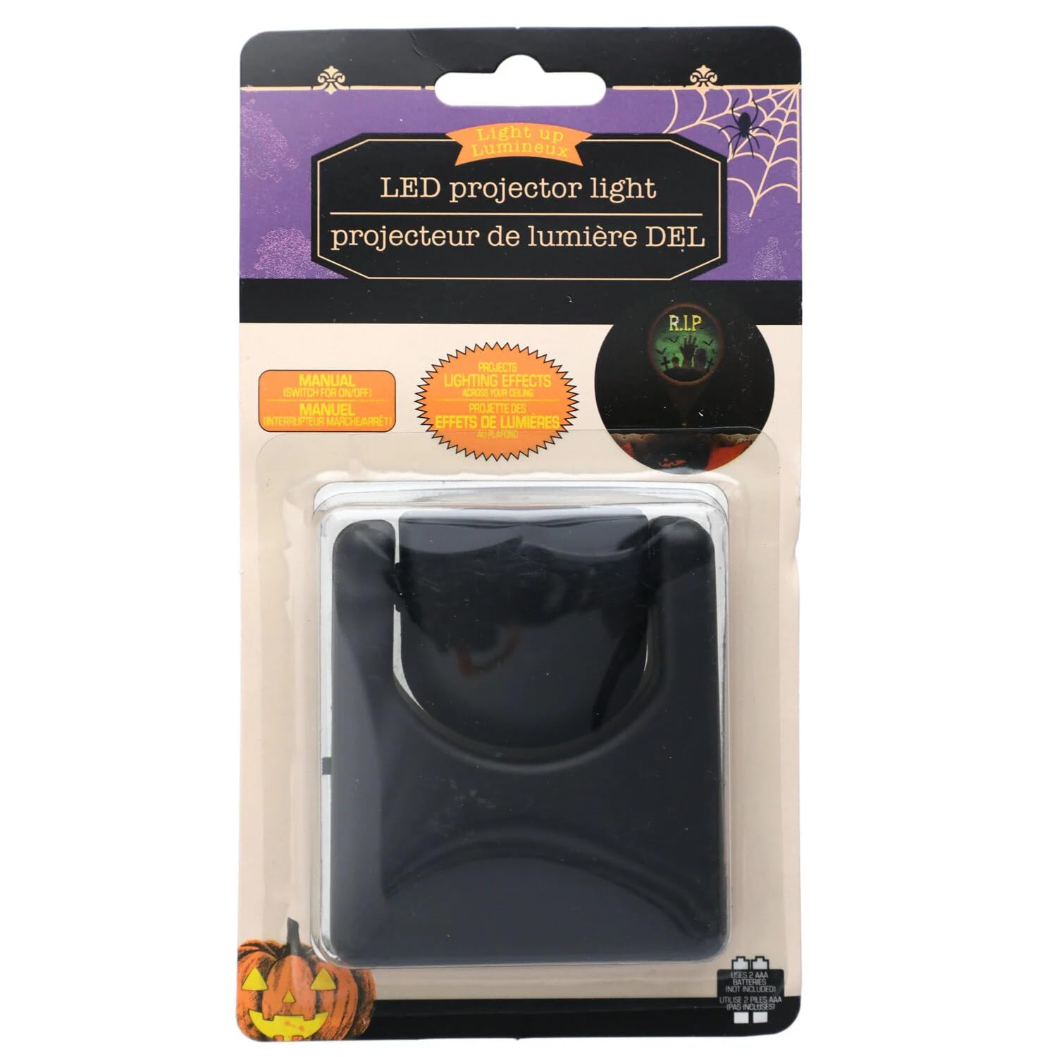 Halloween Projector Lights with Battery - Cemetery Scene for Outdoor Decorations, Haunted House, and Spooky Party Ambiance