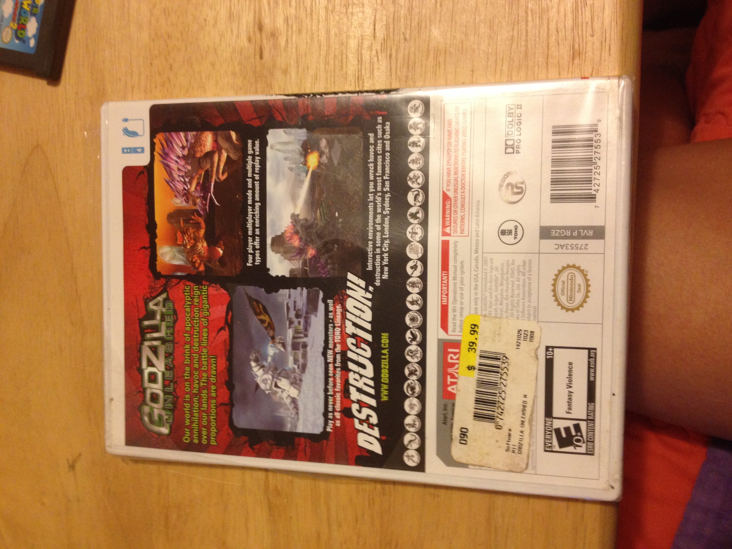 Godzilla Unleashed - Nintendo Wii Video Game - Action-Packed Monster Battle for Kids & Adults - Perfect for Family Game Night & Party Entertainment