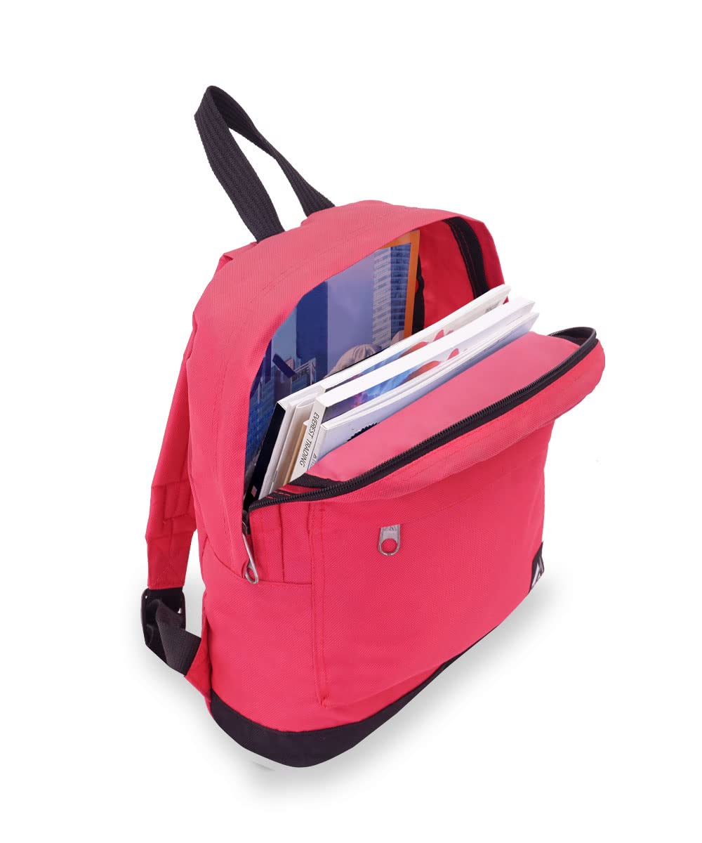 Everest Small Backpack for Women & Men - Lightweight Hiking Daypack, Dark Purple, One Size - Perfect for Travel, Hiking, School & Daily Use