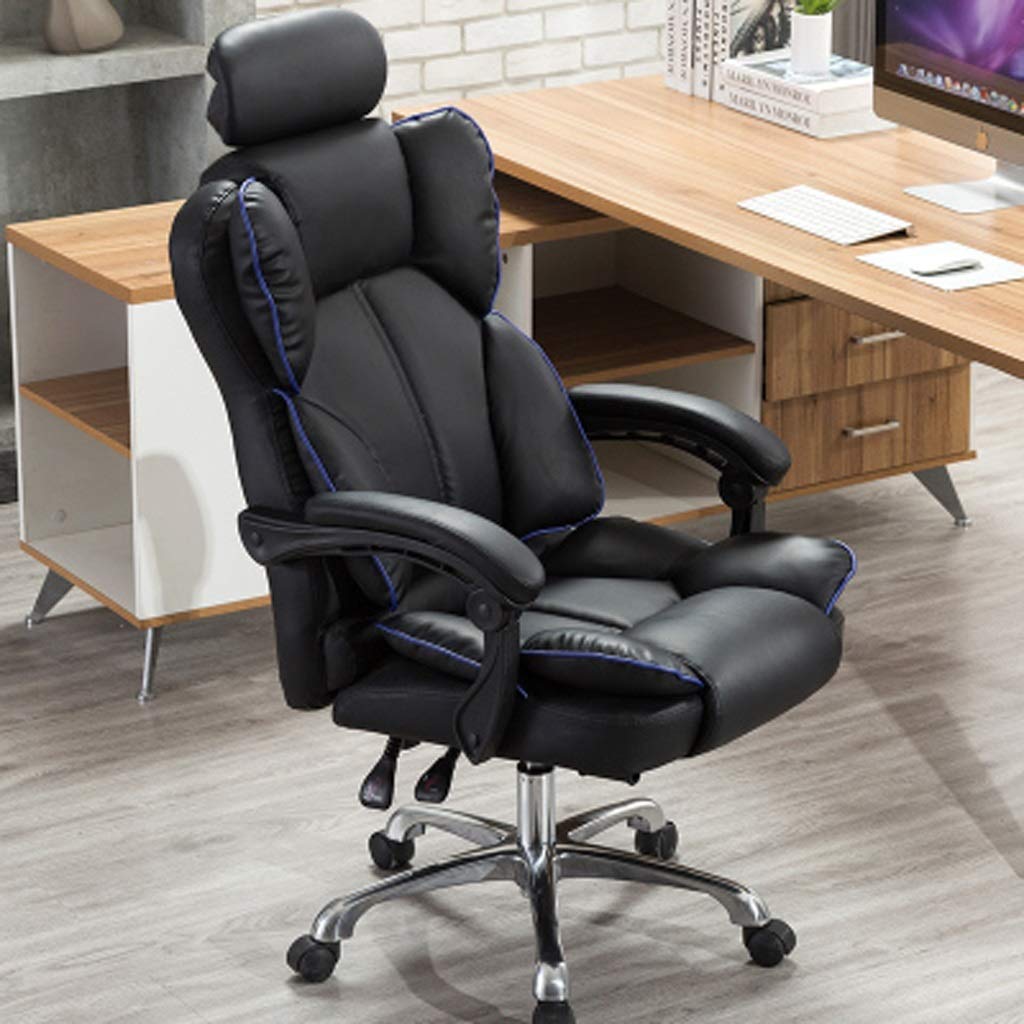 Ergonomic Office Chair - High Back Reclining Computer Desk Chair with Adjustable Height, Lumbar Support for Home & Office Workspace - Comfortable Executive Boss Chair (Pink) - Perfect for Long Hours of Work, Gaming, and Study Sessions
