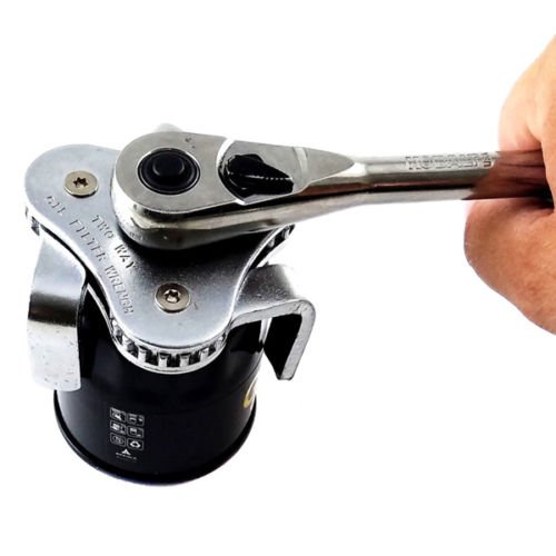 Two Way Oil Filter Wrench Tool - 3-Jaw Remover for Cars & Trucks (55-108mm) | Perfect for DIY Auto Maintenance & Oil Changes