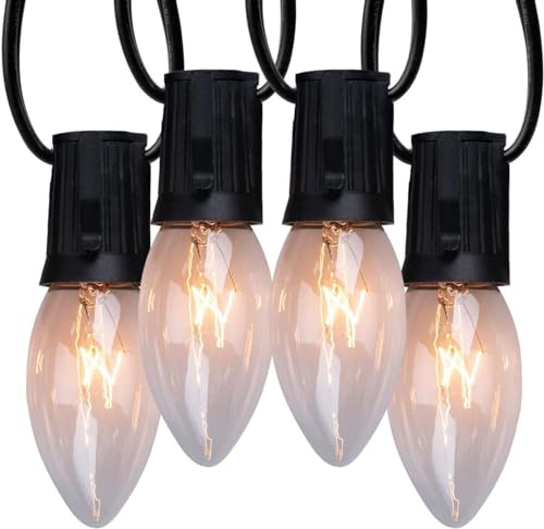 Clear Bulb Black Wire