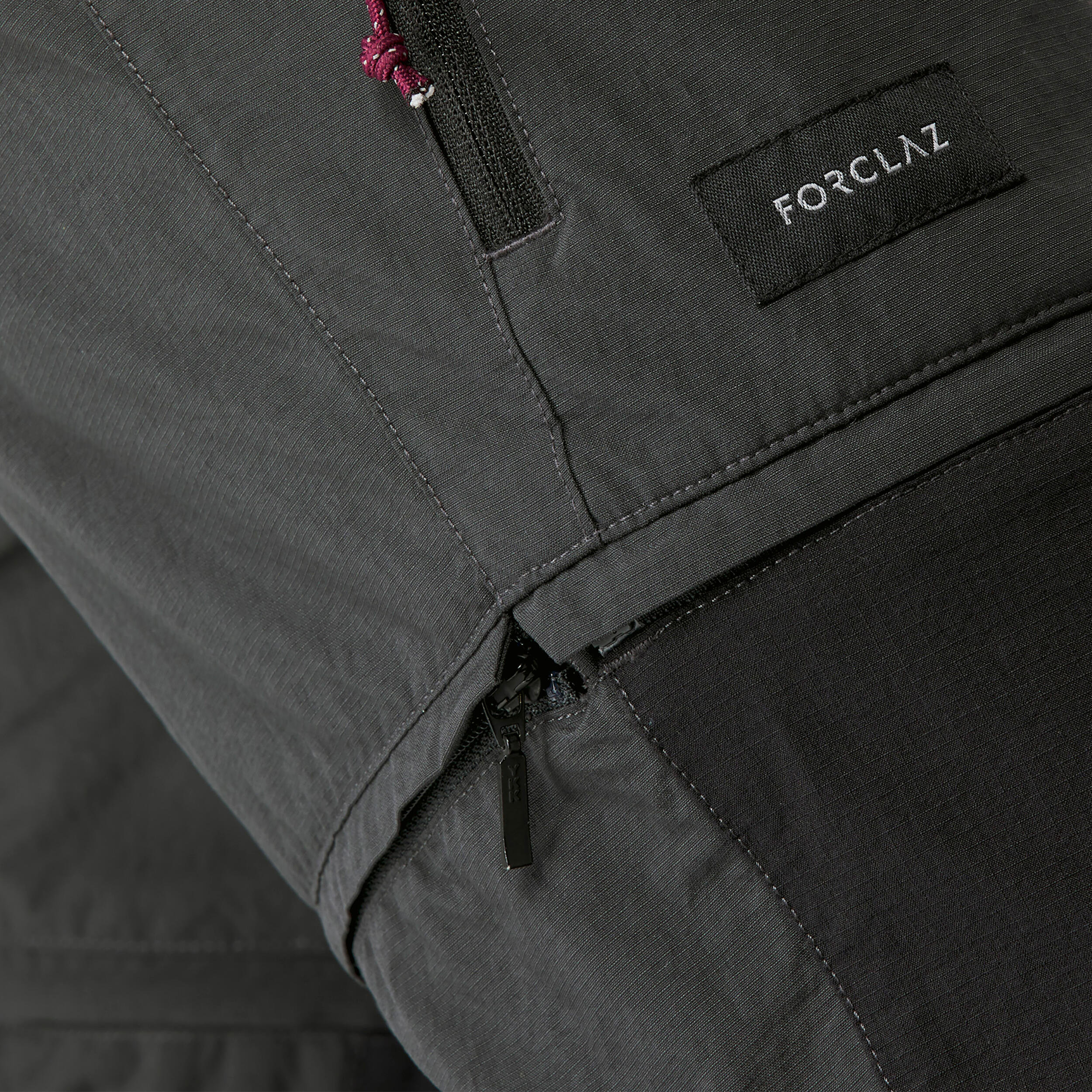Forclaz Women's MT100 2-in-1 Convertible Hiking Pants with Zip-Off Legs - Lightweight Quick-Dry Trekking Trousers for Outdoor Adventures & Travel