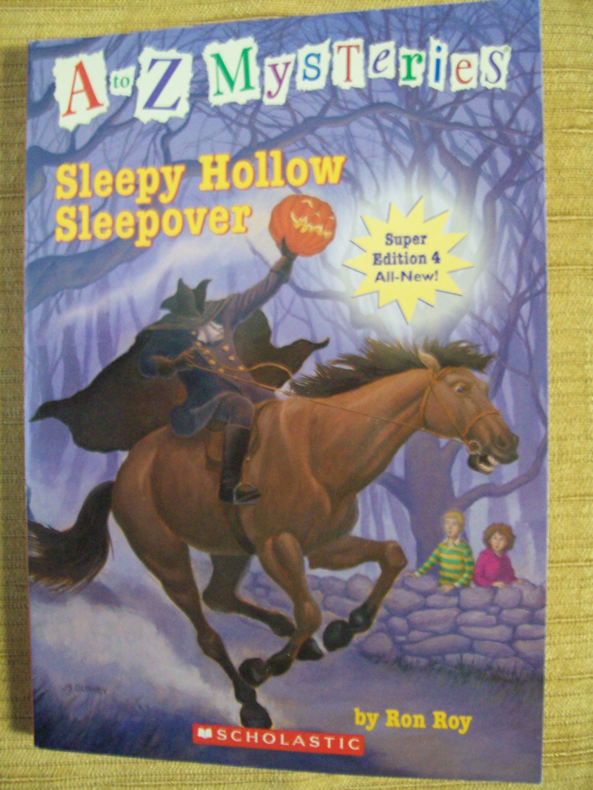 A to Z Mysteries Super Edition: Sleepy Hollow Sleepover - Kids Mystery Chapter Book for Ages 6-10 | Perfect for Bedtime Reading & Classroom Libraries