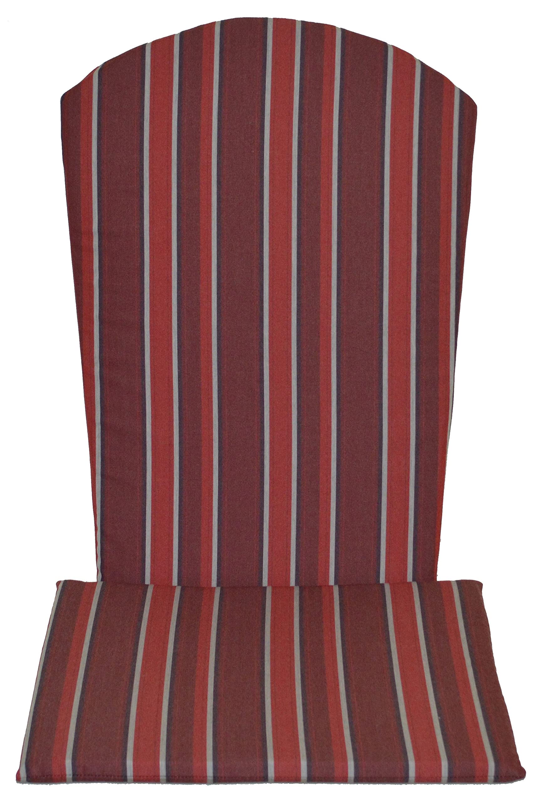 **Adirondack Chair Cushion - Red Stripe Outdoor Furniture Cushion | Water-Resistant & Comfortable | Perfect for Patio, Deck, Garden & Poolside Relaxation**