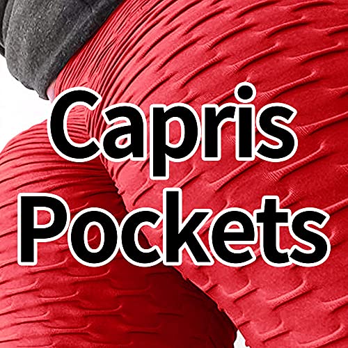B-red Capris Side Pockets