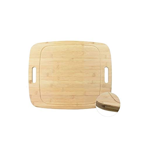 Premium Bamboo Cutting Board 49cm - Eco-Friendly, Durable & Practical Kitchen Accessory for Meat, Vegetables & Meal Prep | Perfect for Home Chefs & Professional Kitchens