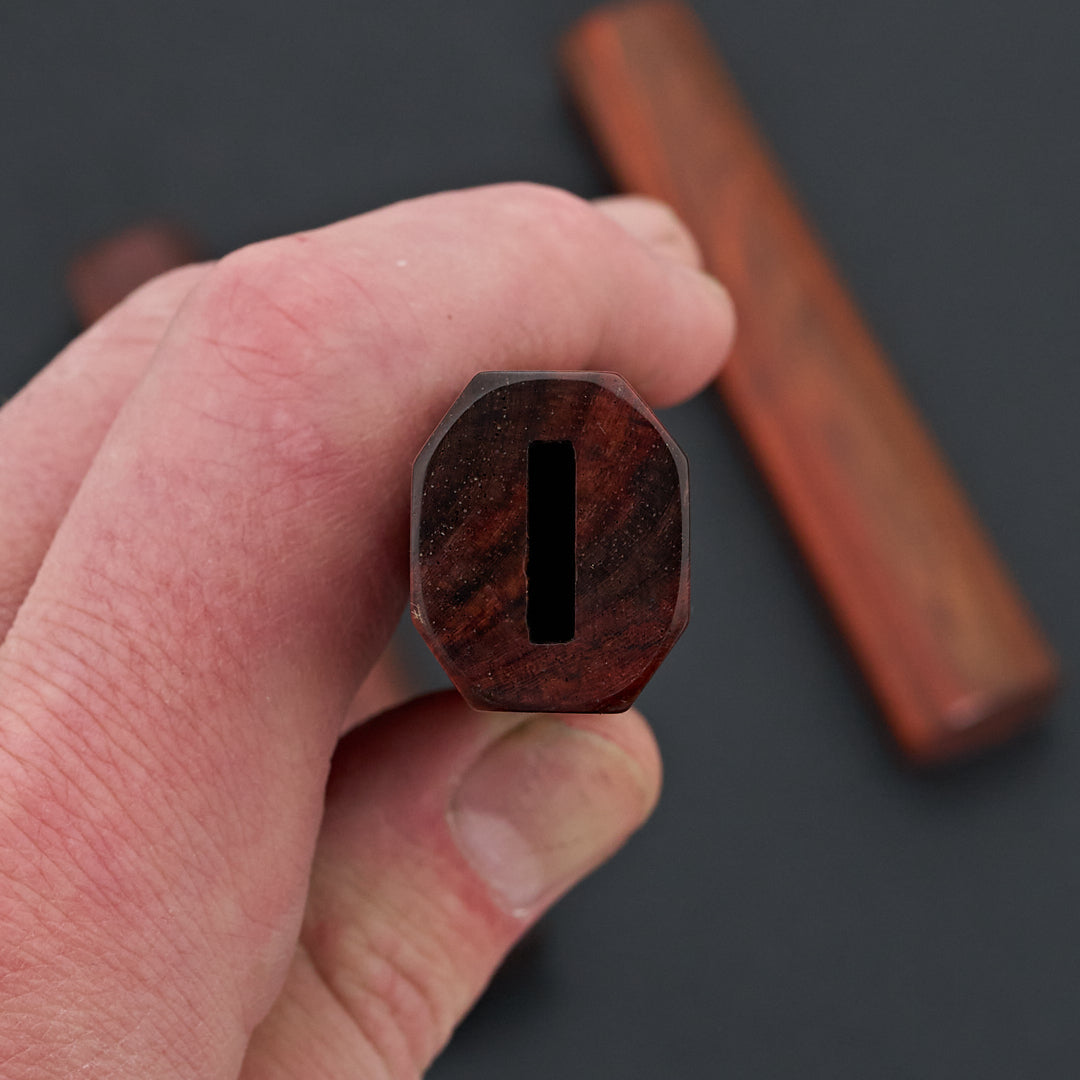 Premium Octagonal Knife Handle - 135mm Mono Siamese Rosewood for Professional Chefs & Home Cooks | Perfect for Kitchen Knives, Hunting Knives & DIY Projects