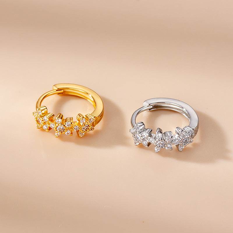 18K Gold Cross Cartilage Hoop Huggie Earrings for Women - Minimalist Cartilage Piercing Jewelry - Dainty Cross Hoops for Tragus, Helix, or Lobe - Perfect for Everyday Wear, Gifts, and Special Occasions
