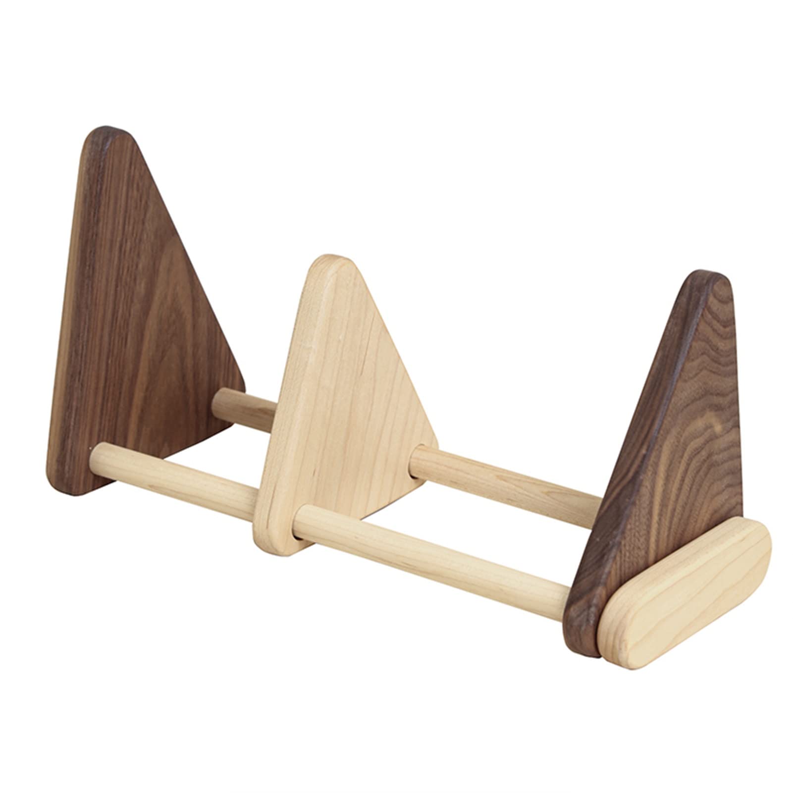 Modern Adjustable Wooden Bookends for Heavy Books - Sturdy Desktop Organizer for Office, Home & School Use - Perfect for Bookshelves, Desks & Study Spaces