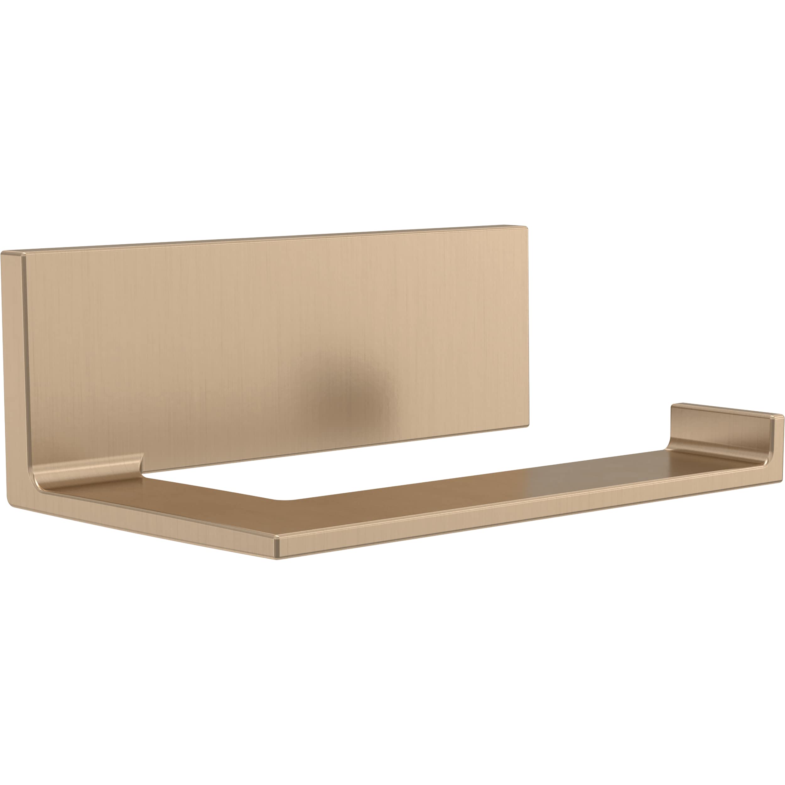 Delta Vero Champagne Bronze Toilet Paper Holder - Modern Bathroom Accessory (3.63 x 6 x 3.63 Inches) - Perfect for Powder Rooms, Guest Bathrooms & Master Suites