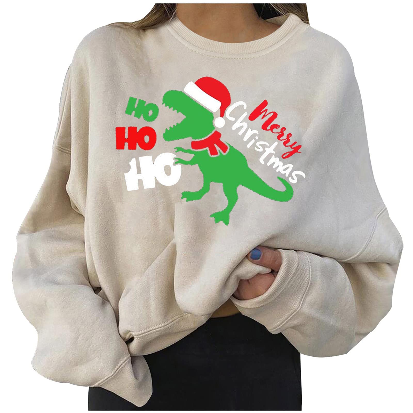 Women's Oversized Sweatshirt - Soft Fleece Crewneck Long Sleeve Pullover - Casual Loose Fit Tops for Women - Perfect for Lounge, Workout & Streetwear Fashion