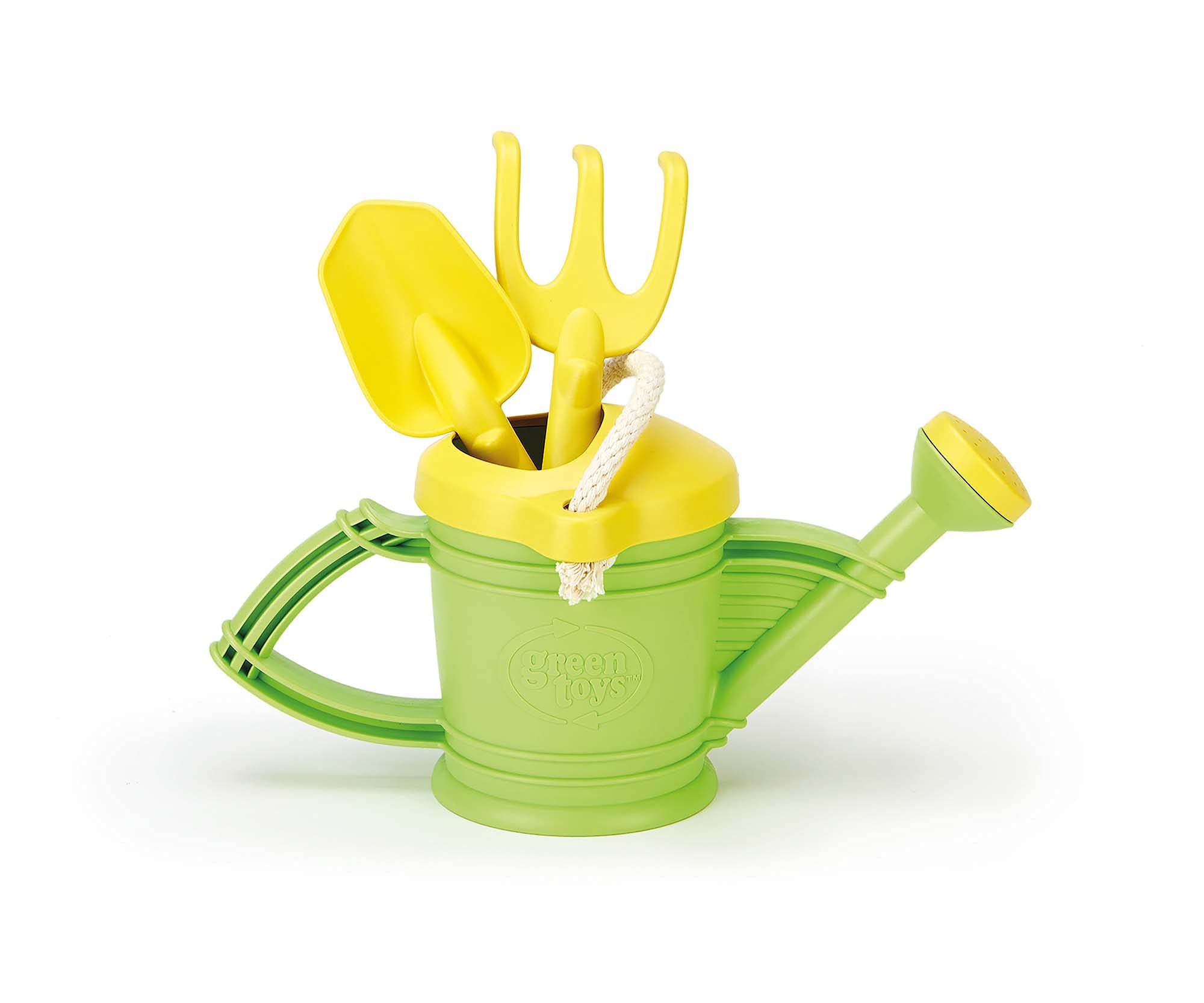 **Green Toys Watering Can - Eco-Friendly Kids Gardening Toy for Outdoor Play, Watering Plants, Sandbox Fun & Pretend Play**