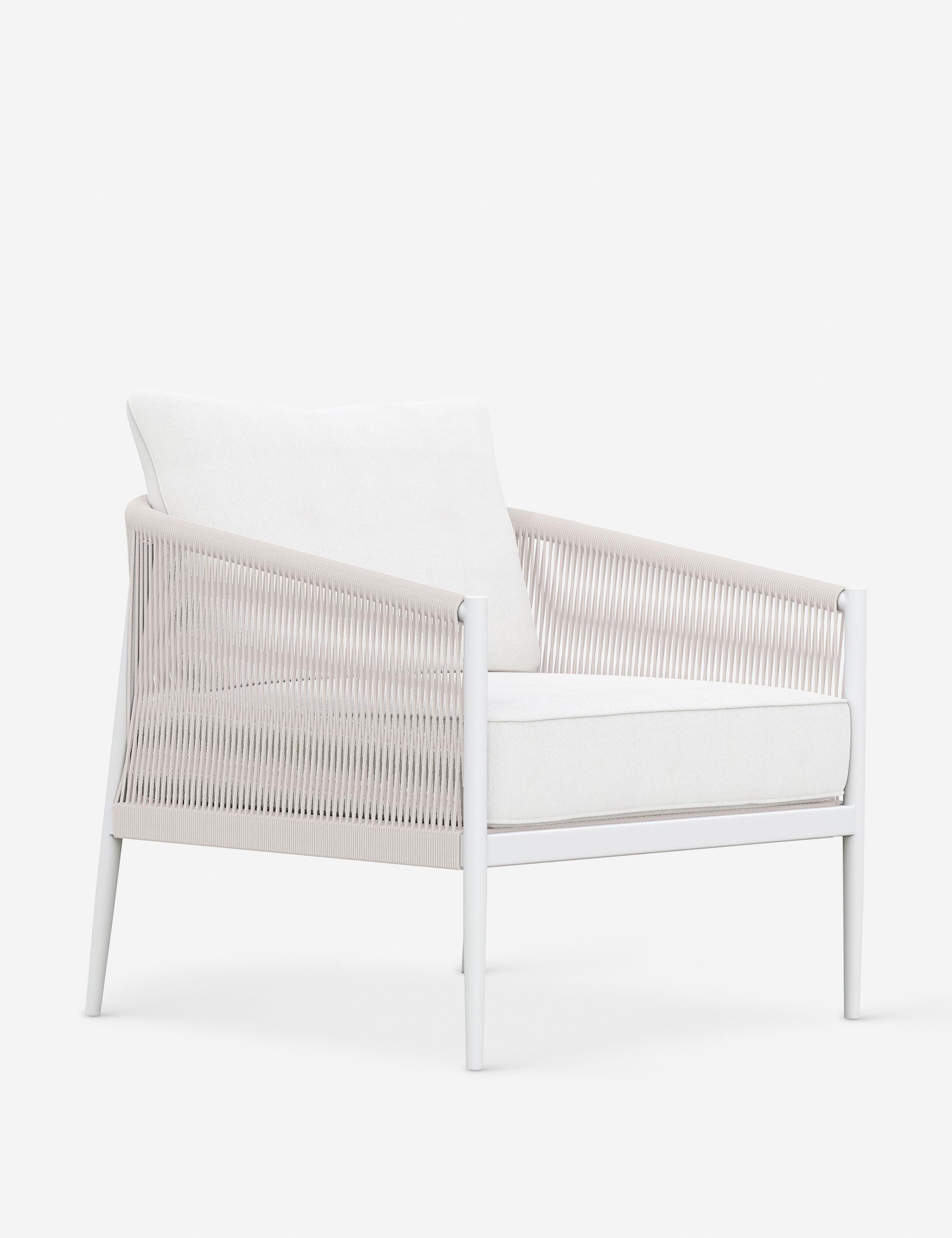 Esparza Indoor Outdoor Accent Chair - Modern Patio Lounge Chair for Living Room, Bedroom, Balcony & Garden - Waterproof & Comfortable Seating Furniture