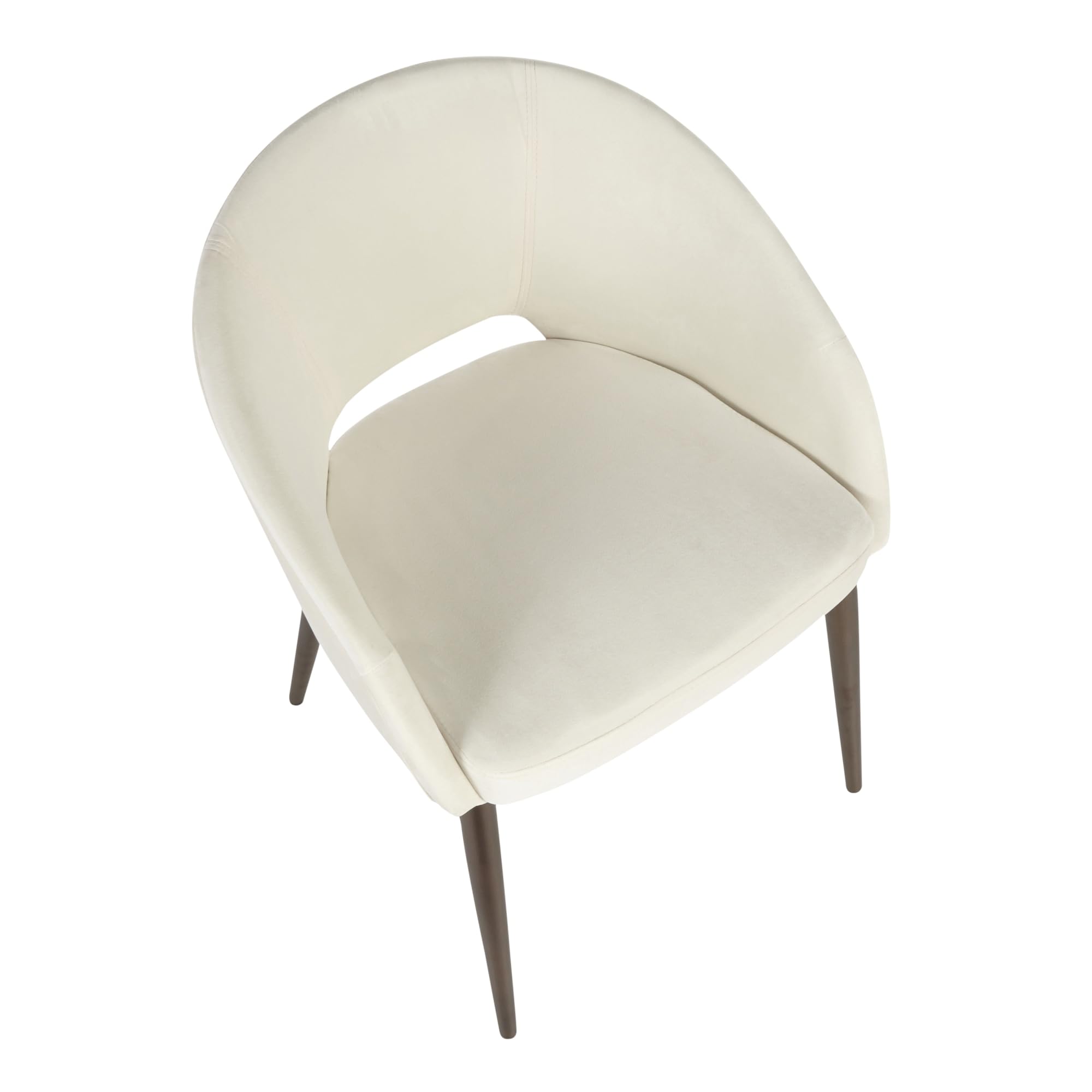 LumiSource Renee Upholstered Dining Chair - Modern Kitchen & Dining Room Chair for Home, Restaurant, Office - Comfortable & Stylish Seating Solution