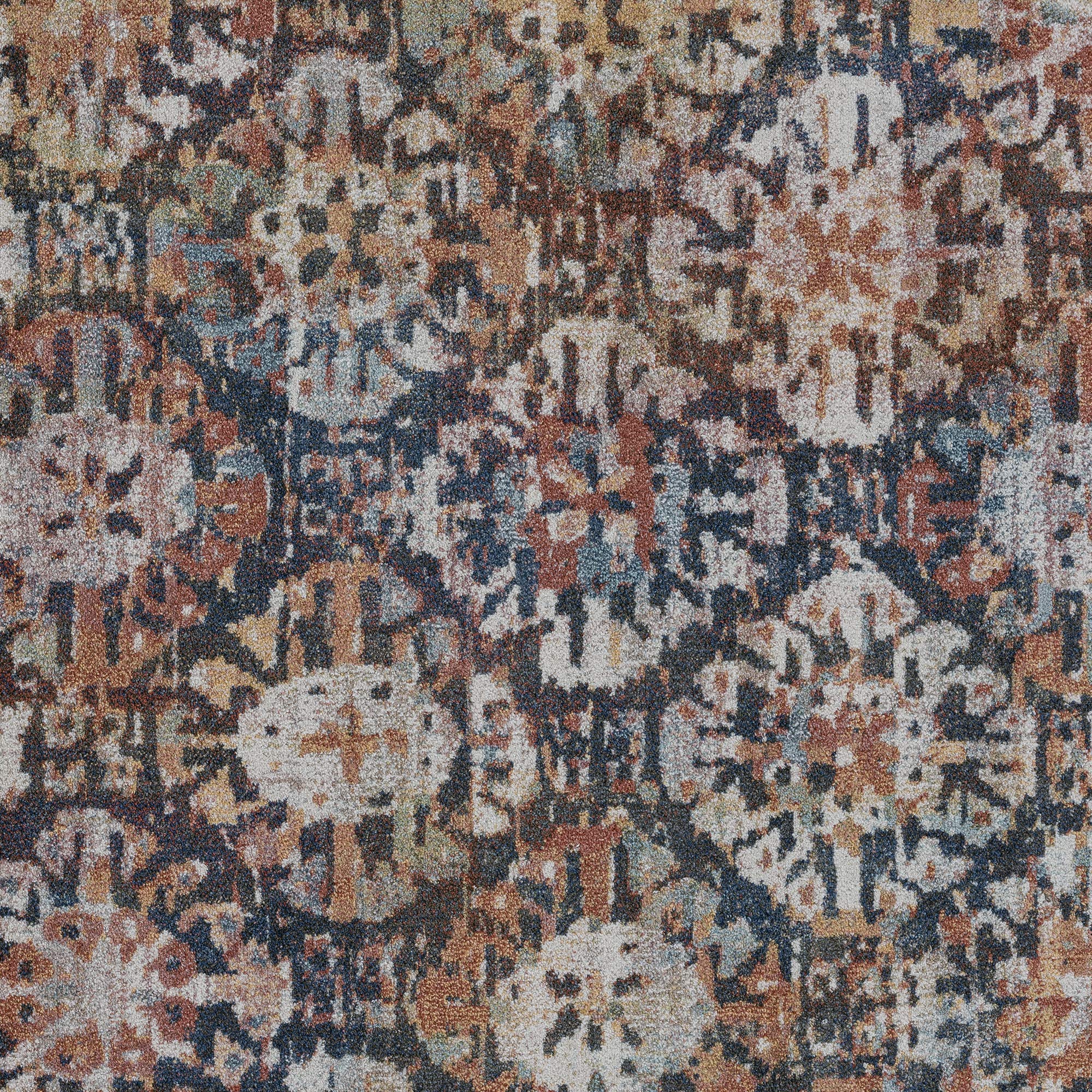 Tayse Priscilla Cream 8 Foot Round Area Rug - Floral Transitional Design for Living Room, Bedroom, Dining Room - Soft & Durable Home Decor for Cozy Spaces