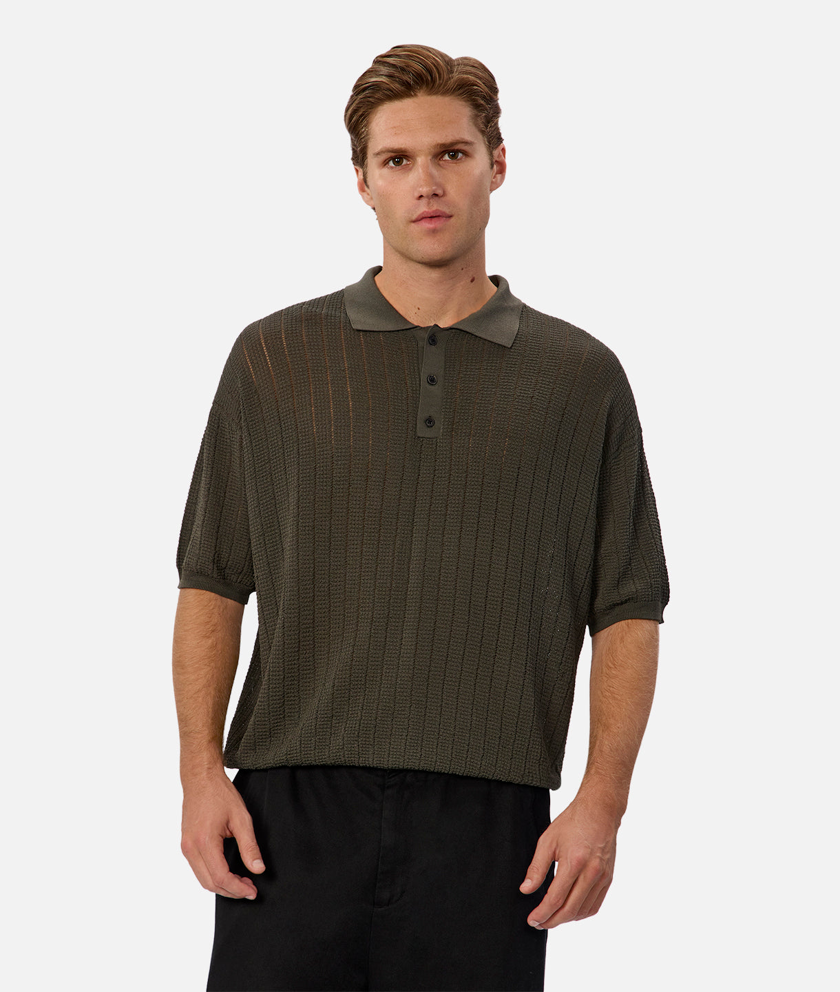 Premium Venetian Polo Shirt for Men - Classic Dark Elm Color - Perfect for Casual Wear, Office & Outdoor Activities