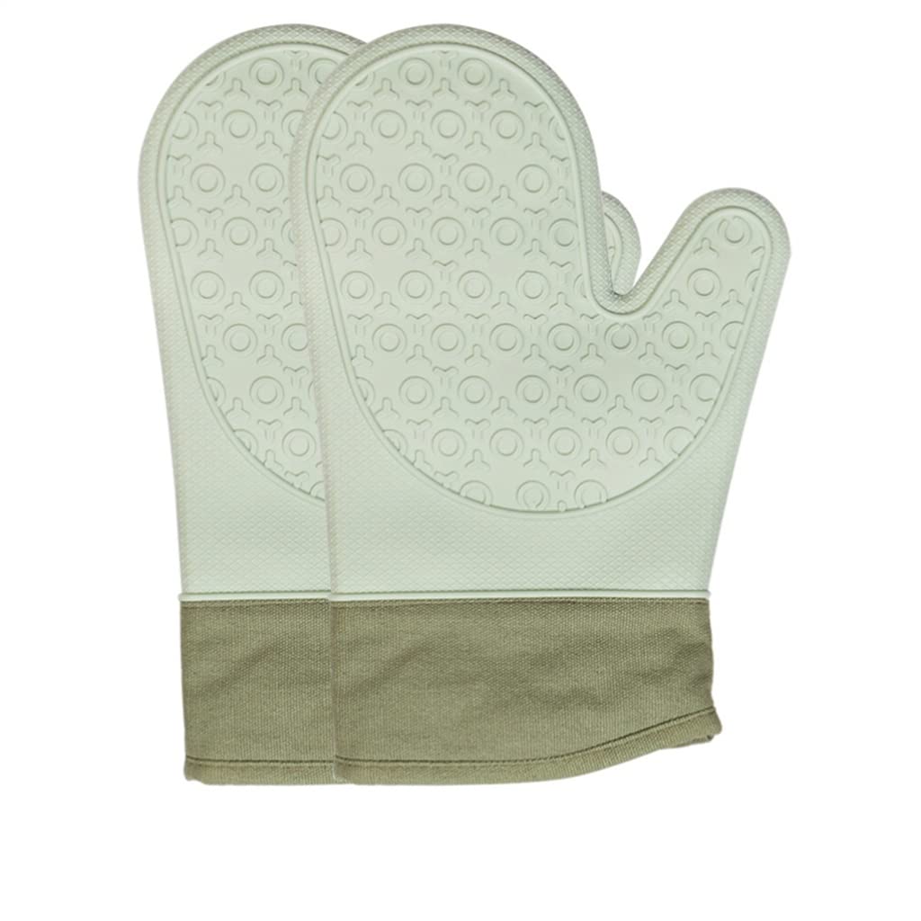 Heat-Resistant Thickened Cotton Oven Mitts for Baking, Grilling & Cooking - Microwave & Kitchen Safe Insulated Gloves (Color: A) - Perfect for Baking, BBQ, Roasting & Handling Hot Dishes