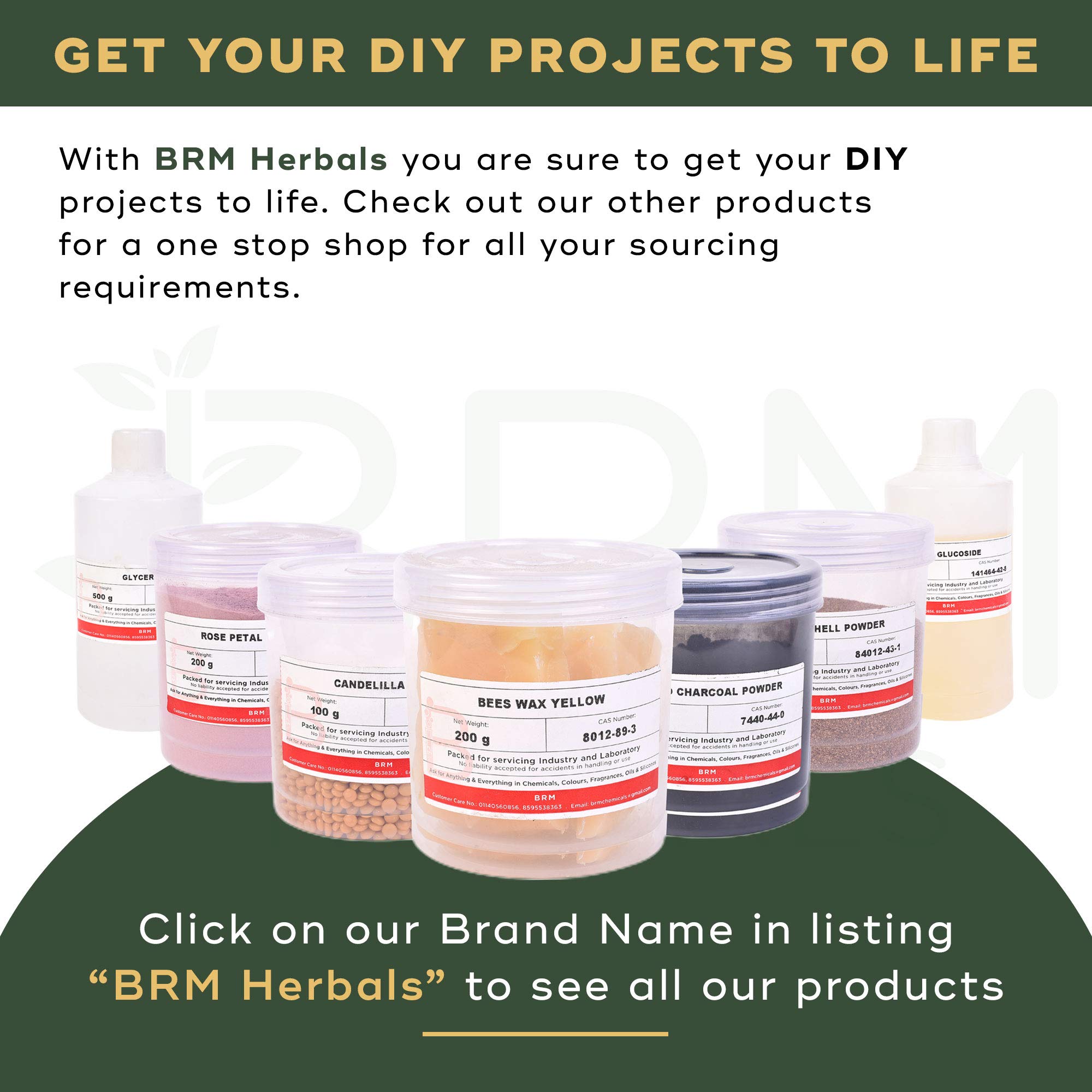BRM Herbals Dead Sea Mud Powder - 500g for Face, Hair & Body Care | DIY Beauty & Soap Making
