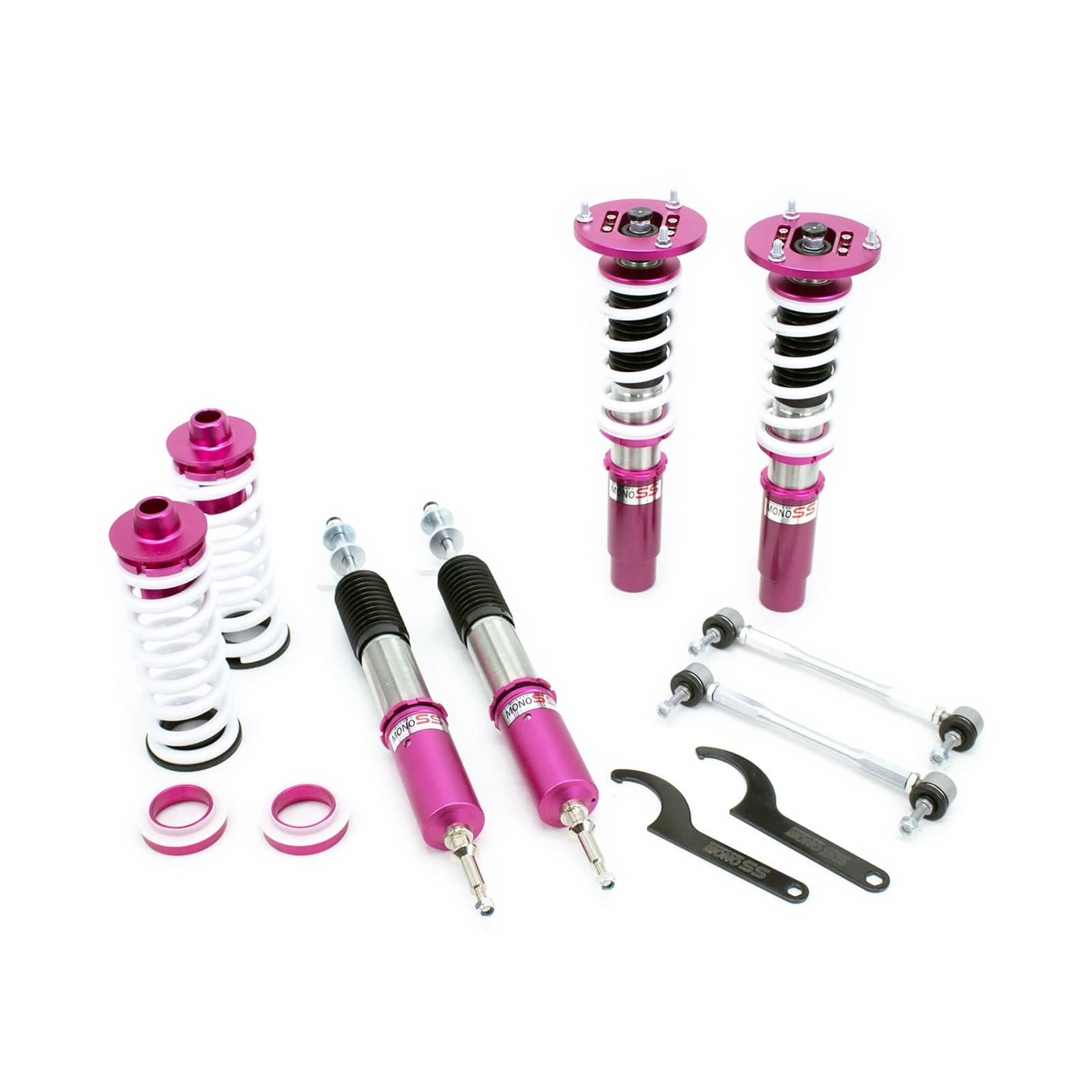 Godspeed Project Mono SS Coilover Kit for 2006-2013 BMW 3 Series RWD (E90/E91/E92/E93) - Front & Rear Suspension Upgrade for Performance Driving & Track Use
