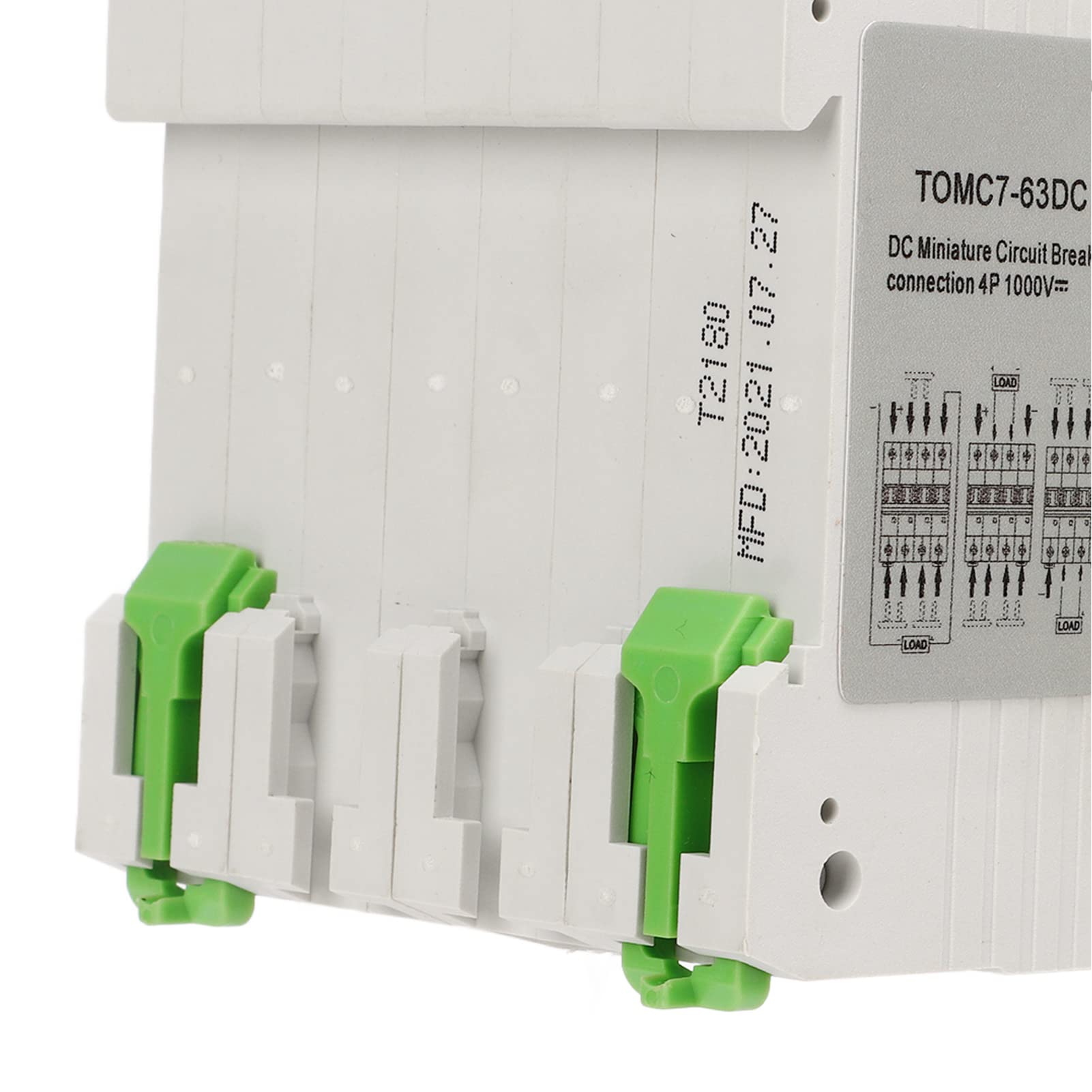 EXCLUZO 1000V 10A DC Solar Circuit Breaker - High Power Reliable Protection for Off-Grid Solar Systems | Perfect for RV, Marine, and Home Solar Panel Installations