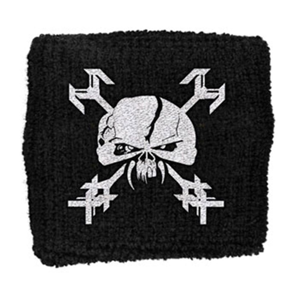 Iron Maiden The Final Frontier Men's Athletic Wristband - Black Sweatband for Gym, Running & Workouts | Official Licensed Merchandise for Rock Music Fans