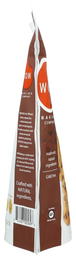 Delicious Wow Baking Chocolate Chip Cookies - 8 oz Bags (Pack of 12) - Perfect for School Lunches, Office Snacks & Holiday Gift Baskets