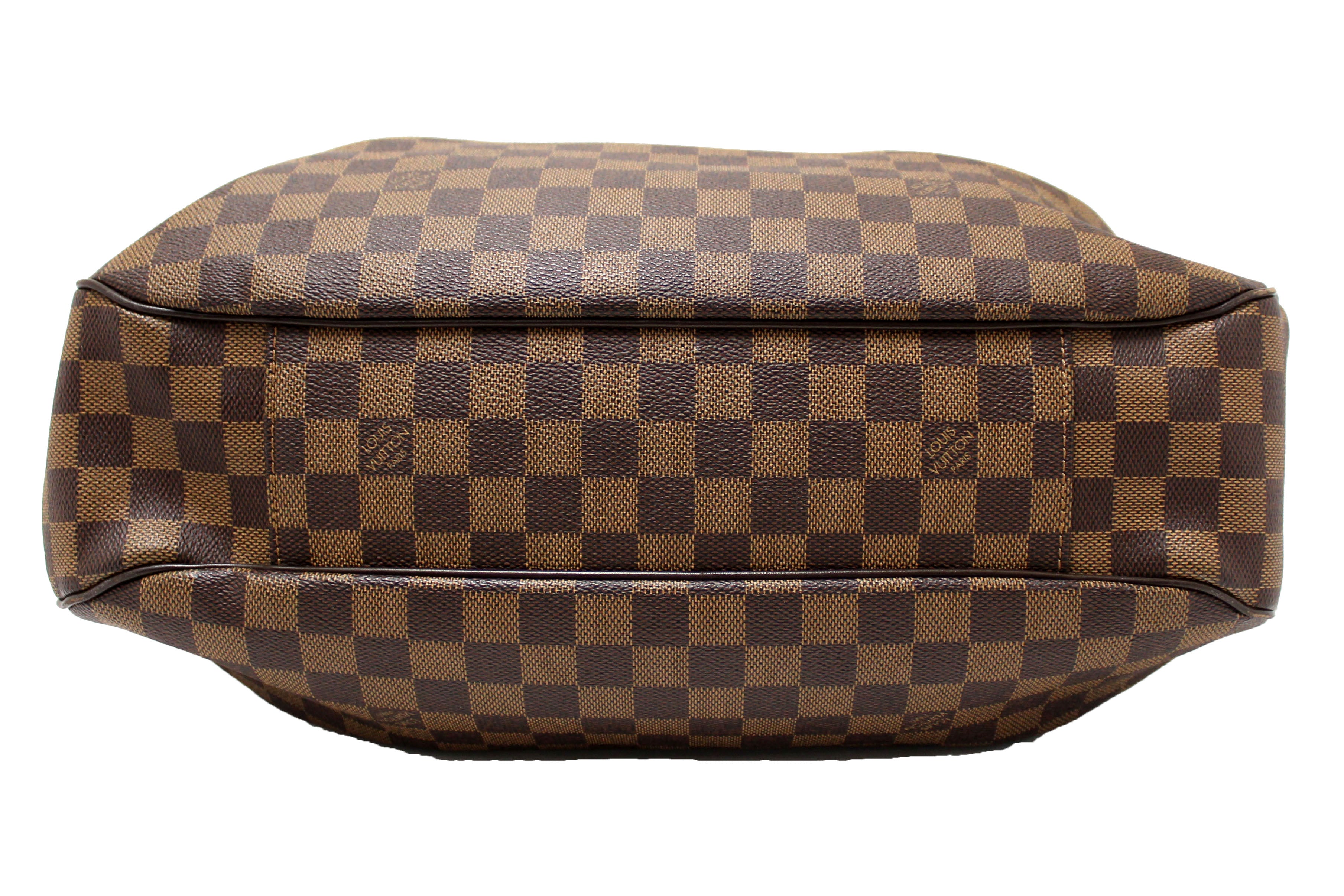 Authentic Louis Vuitton Damier Ebene Evora MM Tote Bag for Women - Luxury Designer Handbag for Work, Travel & Everyday Use