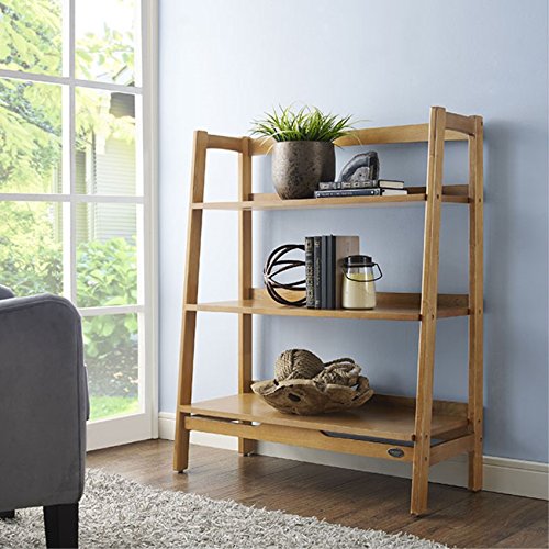 Ergode Landon Bookcase - Mid Century Modern 3-Tier Shelf for Books, Decor & Picture Frames | Swedish Design Home Office Storage Solution | Perfect for Living Room, Bedroom & Study Spaces